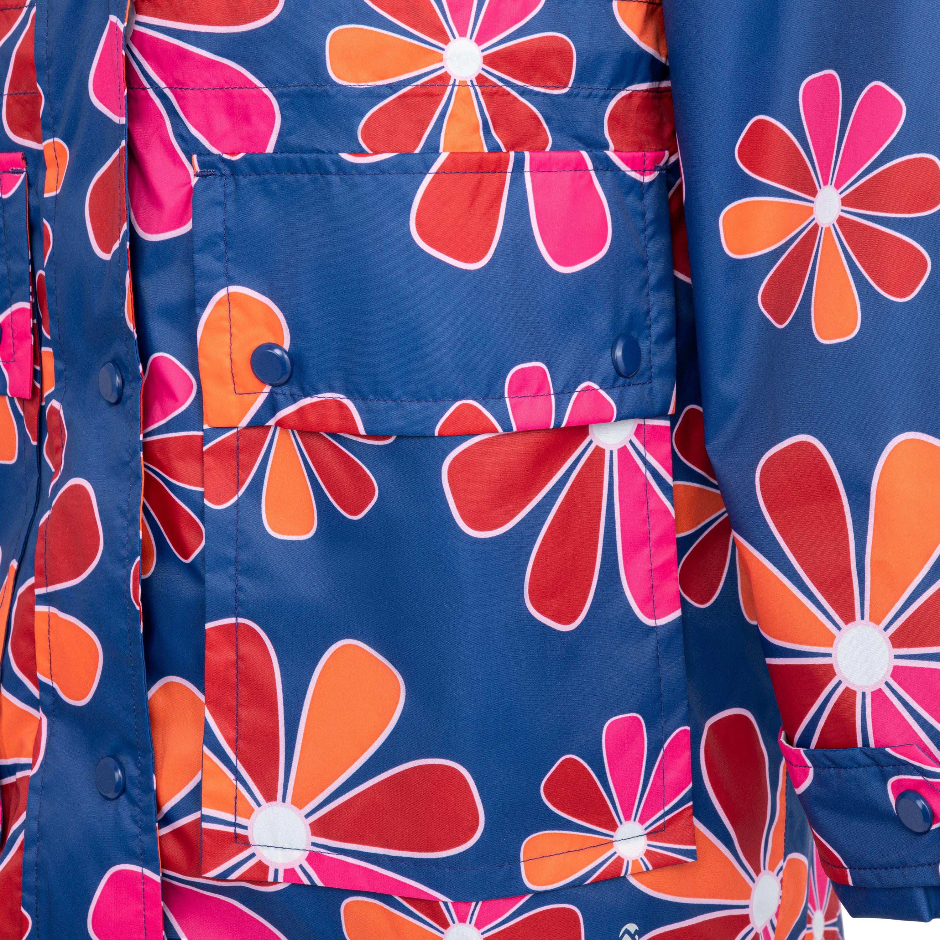 Azul Marinho/Vermelho - Gelert - Longline Waterproof Jacket Womens - 6