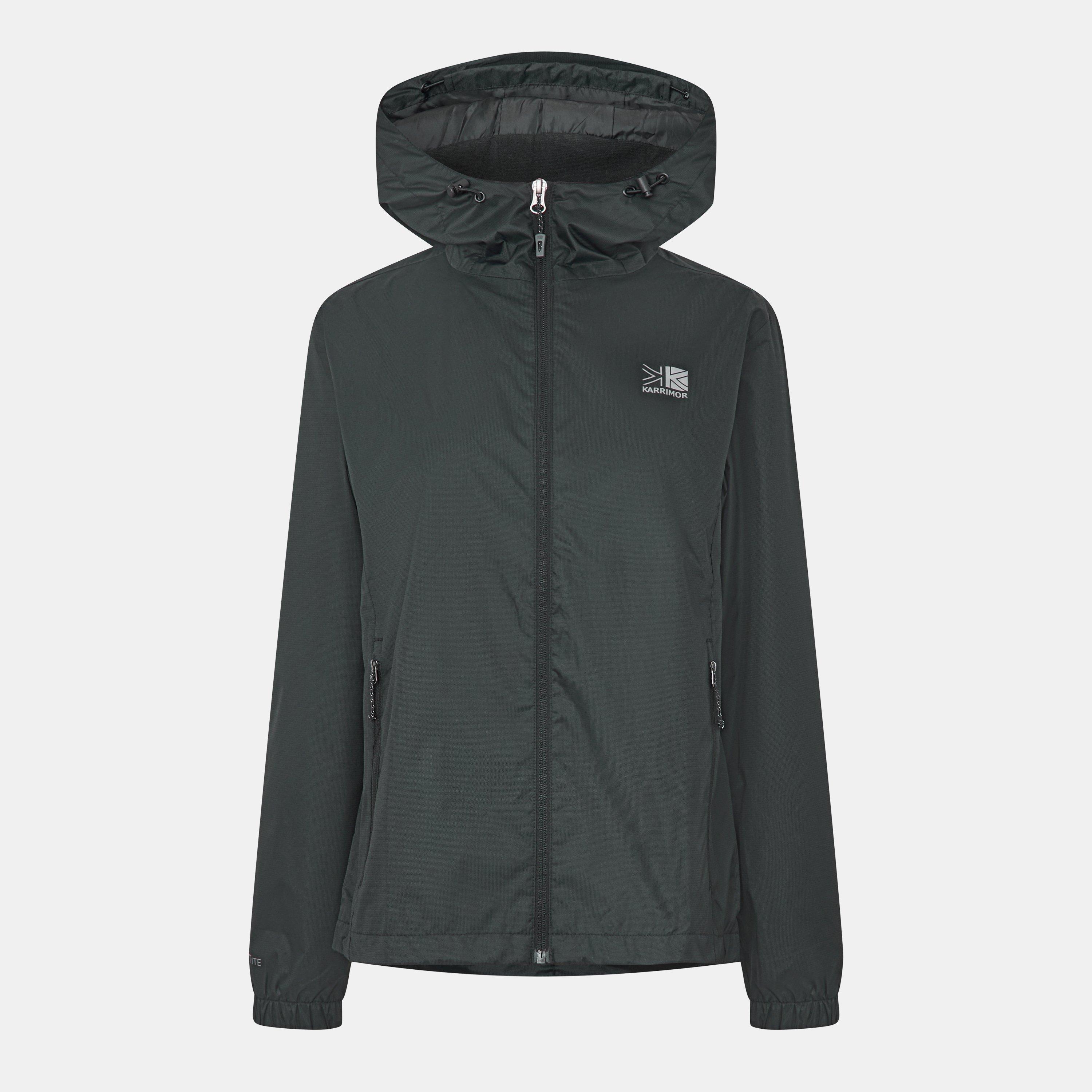 Black - Karrimor - Womens Sierra Hooded WeatherTite Waterproof Jacket - 1
