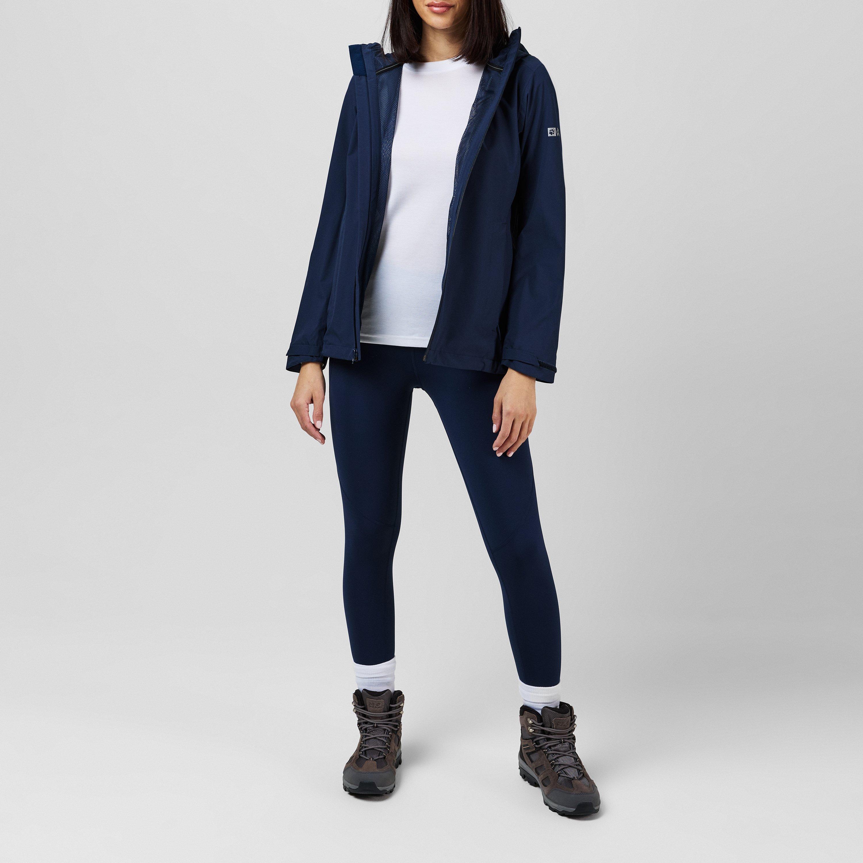 Blauw - Jack Wolfskin - Waterproof Jacket - 4