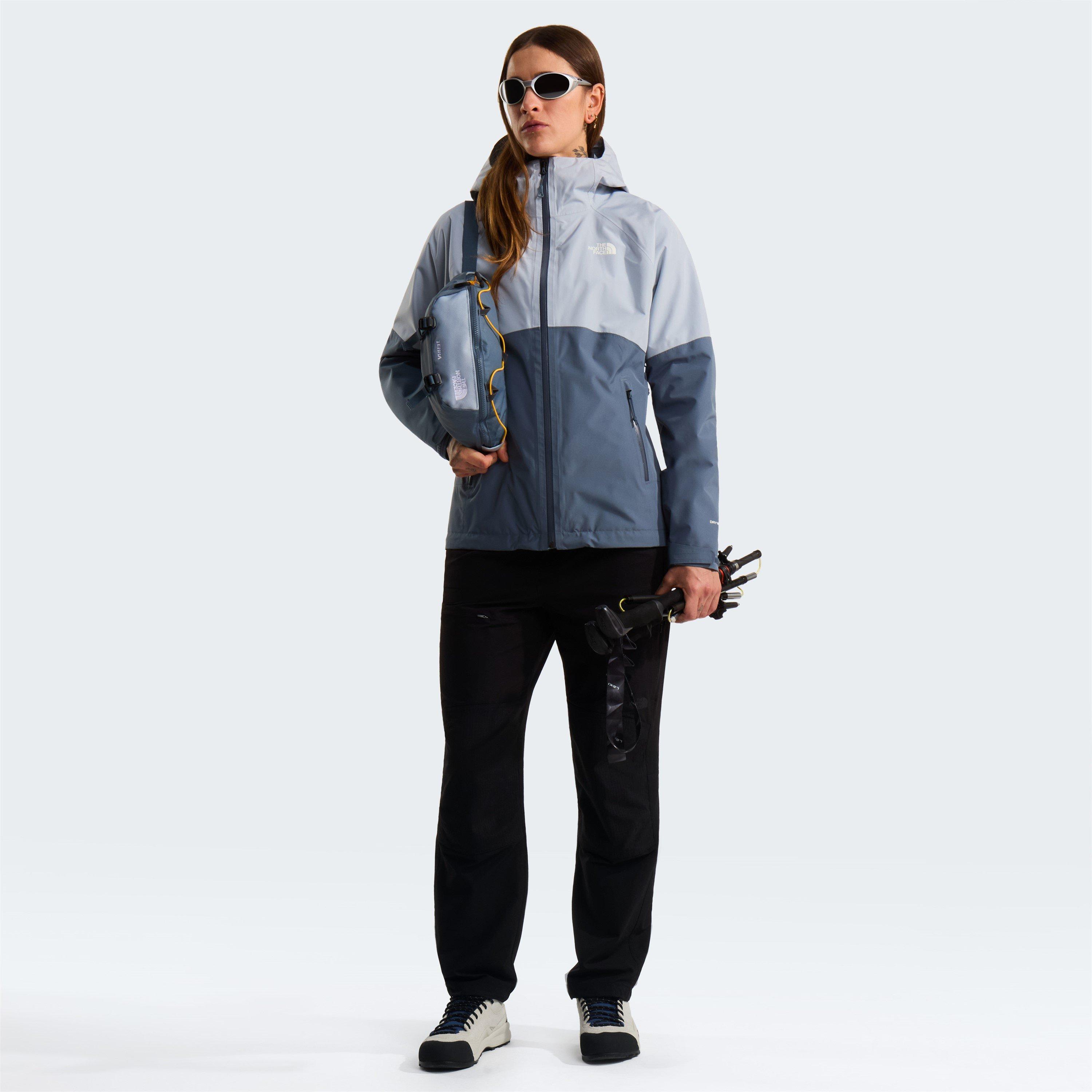Frost/Granite - The North Face - Women's Diablo Dynamic Waterproof Jacket - 5