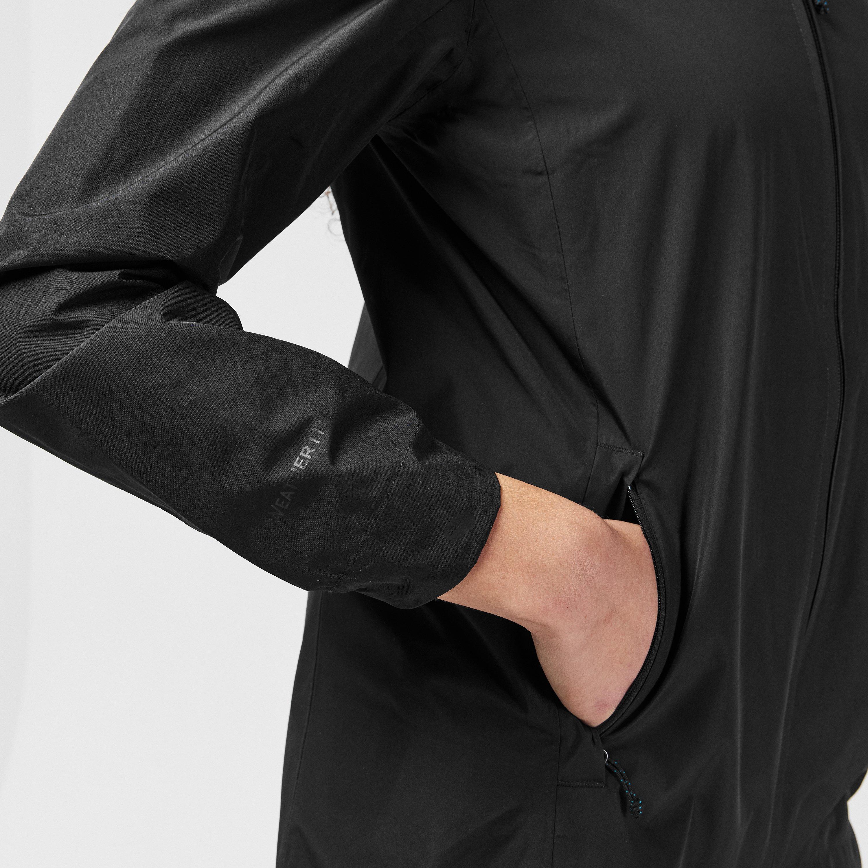 Zwart - Karrimor - Women's Orbit Hooded Long Sleeve Oversized Fit Waterproof Jacket - 5