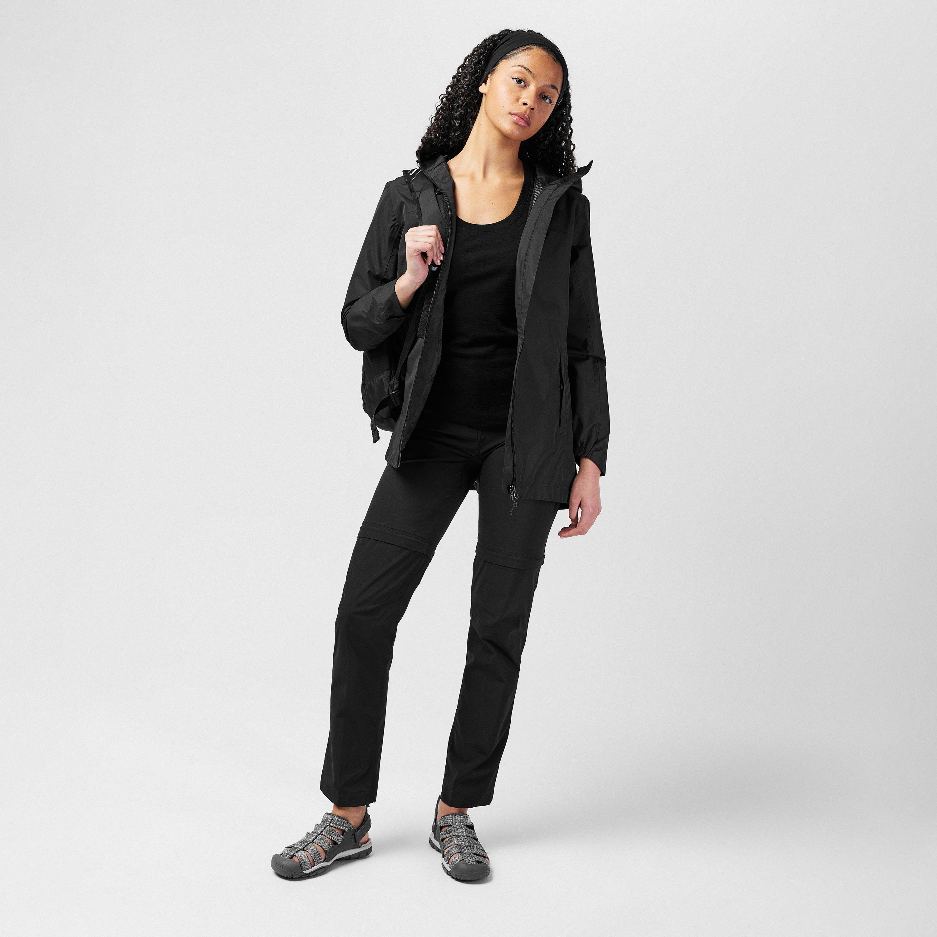 Zwart - Karrimor - Women's Orbit Hooded Long Sleeve Oversized Fit Waterproof Jacket - 7
