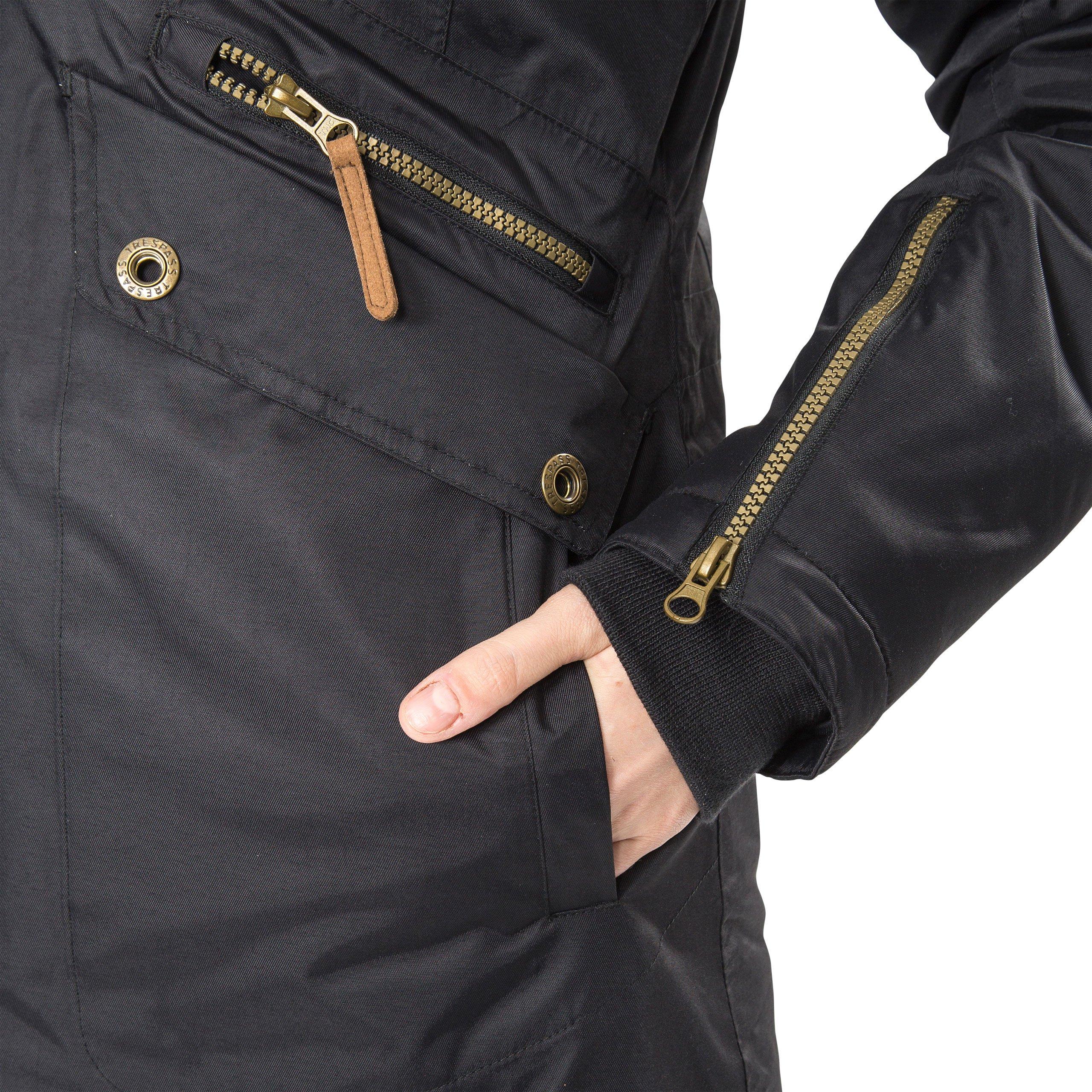 Schwarz - Trespass - Eternally Waterproof Jacket - 6