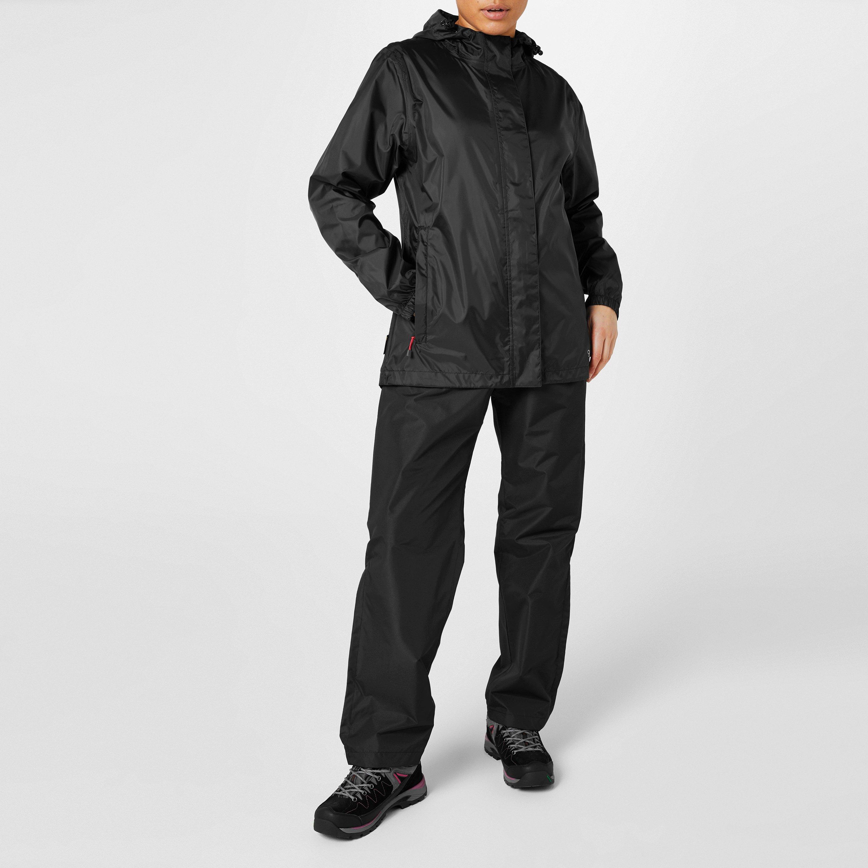 Schwarz - Gelert - Packaway Hooded Packable Waterproof Jacket - 2