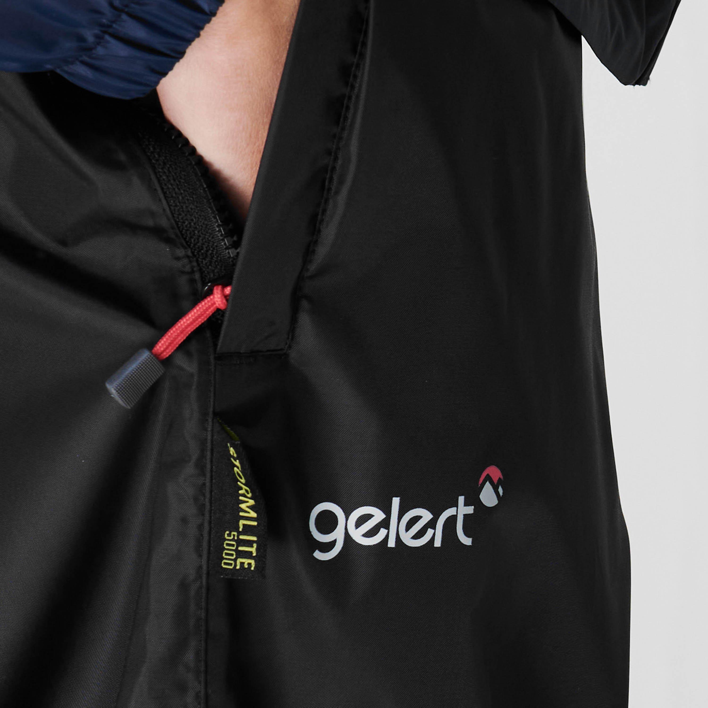 Black - Gelert - Packaway Waterproof Trousers Womens - 4
