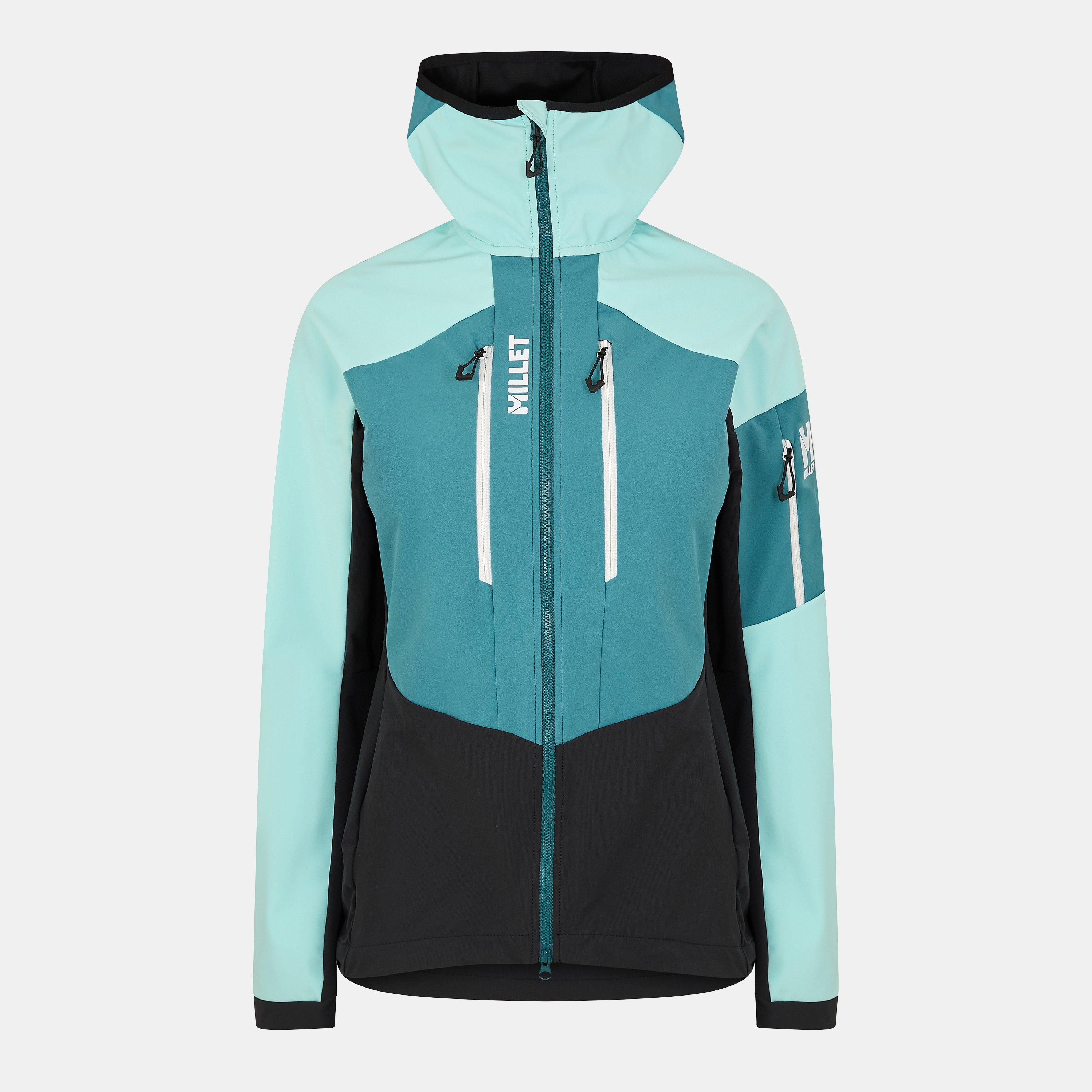 Schwarz - Millet - Women's Shield Windproof Water-Repellent Softshell Jacket - 1