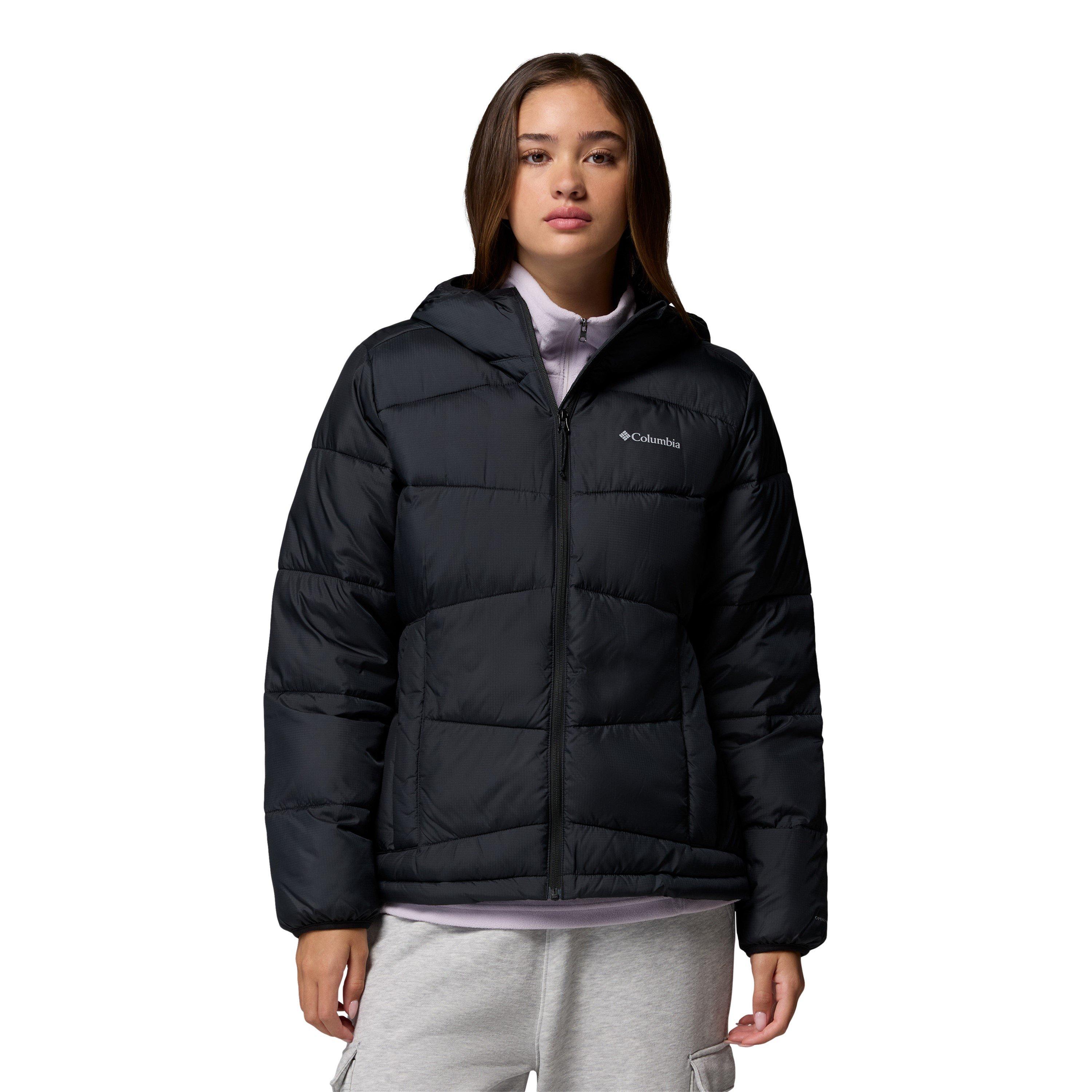 Black - Columbia - Women's Fivemile Butte Water-Resistant Hooded Insulated Puffer Jacket - 1