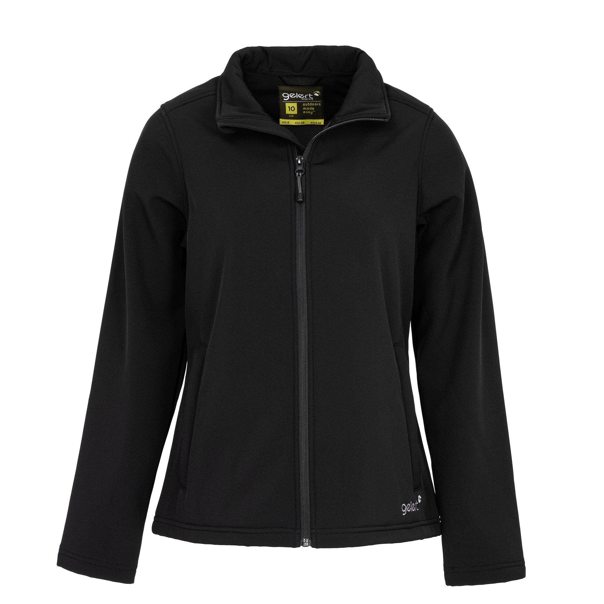 ladies black softshell jacket