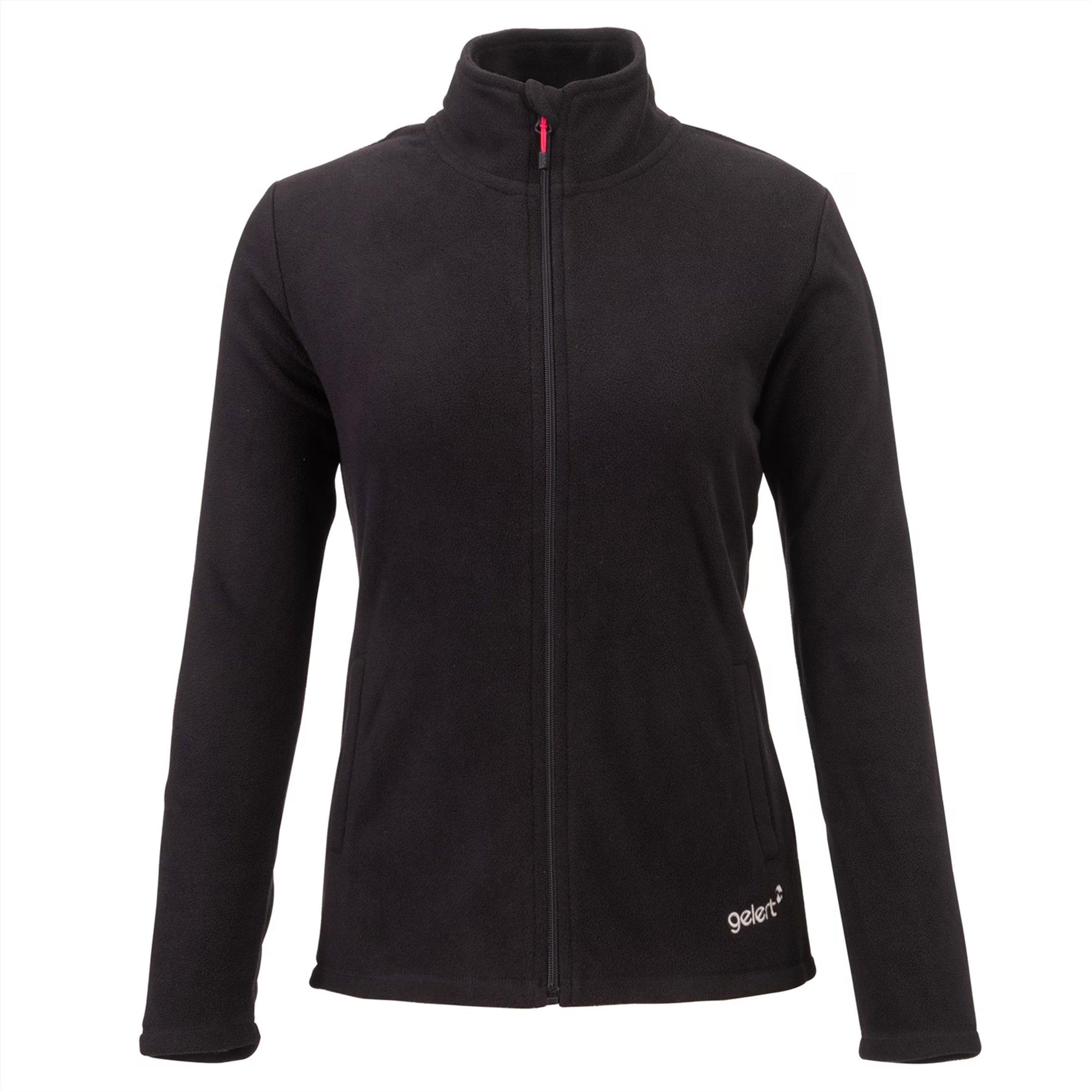Black - Gelert - Ottawa Full Zip Fleece Jacket Womens - 1