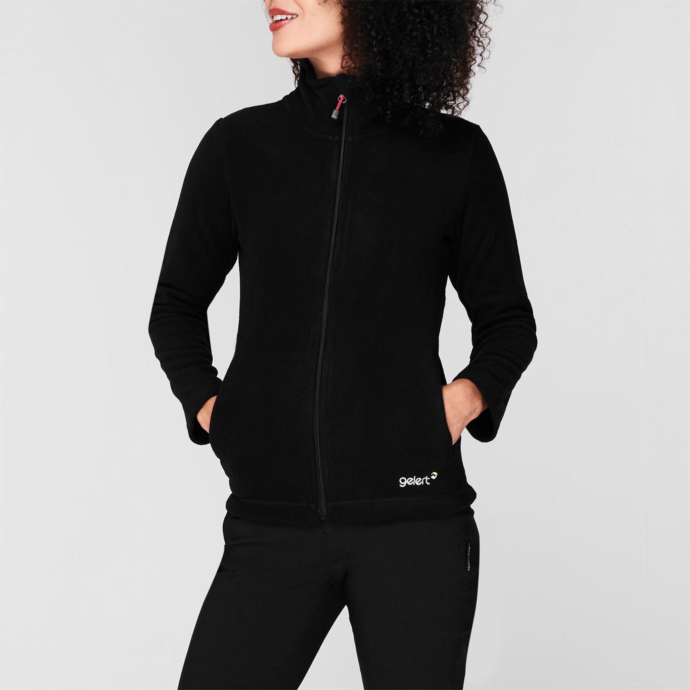 Preto - Gelert - Ottawa Full Zip Fleece Jacket Womens - 2