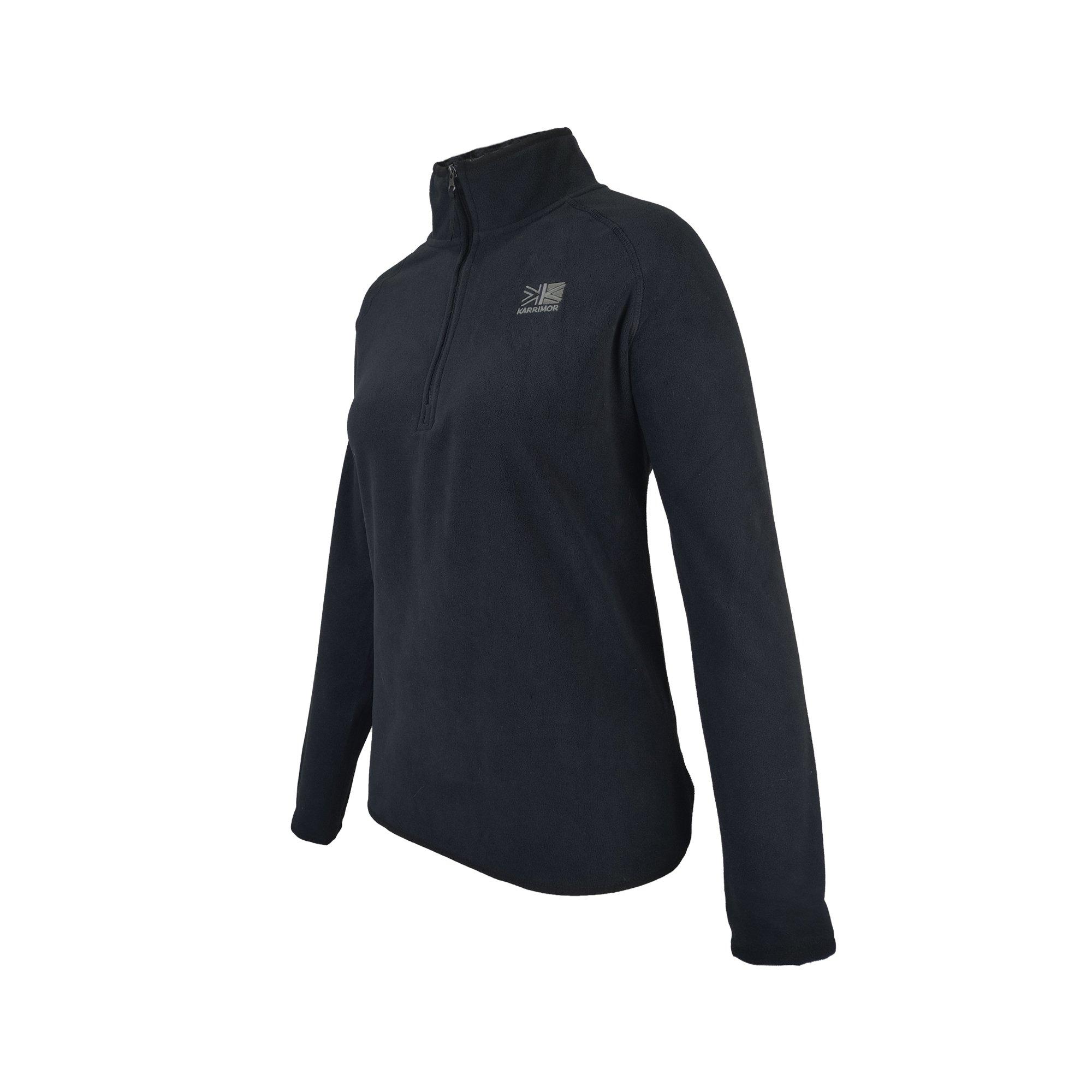 Black - Karrimor - Micro quarter Zip Fleece - 3