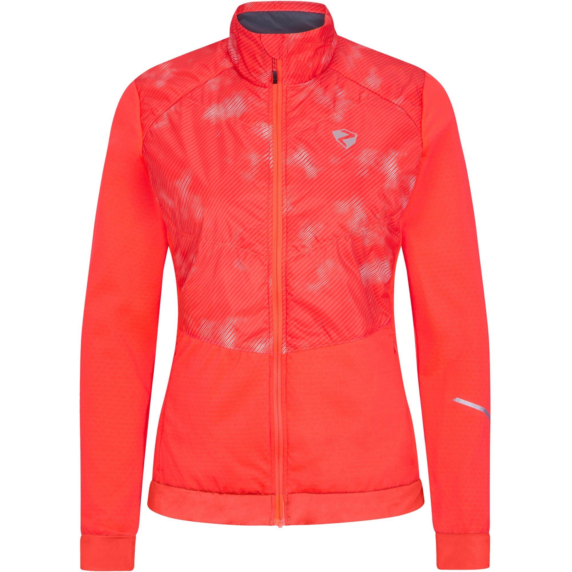 Hot Red - Ziener - Women's Narina Windproof Long Sleeve Tailored Fit Softshell Jacket - 1