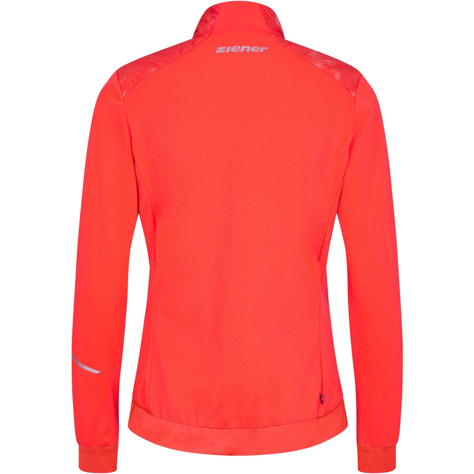 Rouge chaud - Ziener - Women's Narina Windproof Long Sleeve Tailored Fit Softshell Jacket - 2