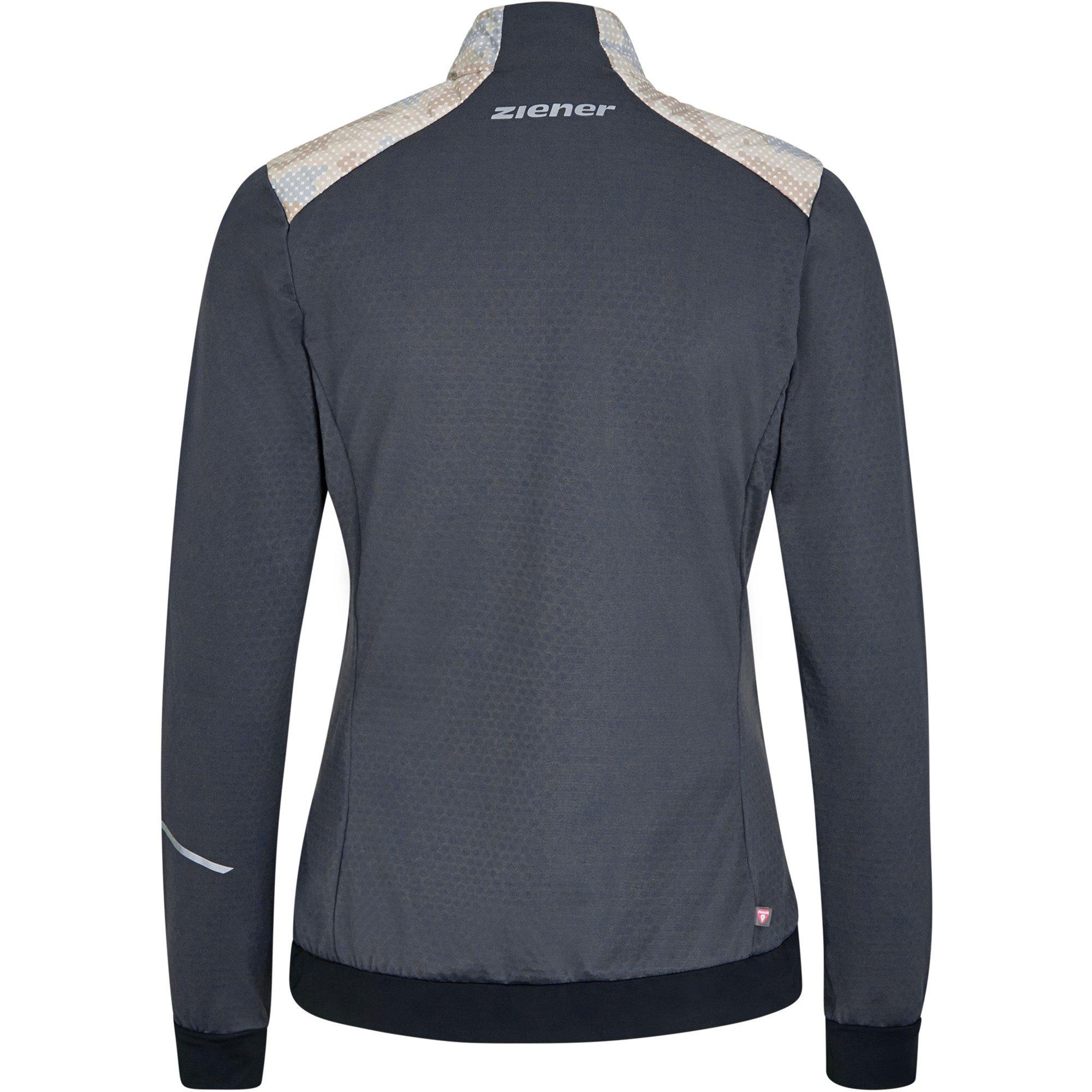 Beige Tarnung - Ziener - Narina Windproof Long Sleeve Tailored Fit Softshell Jacket - 2