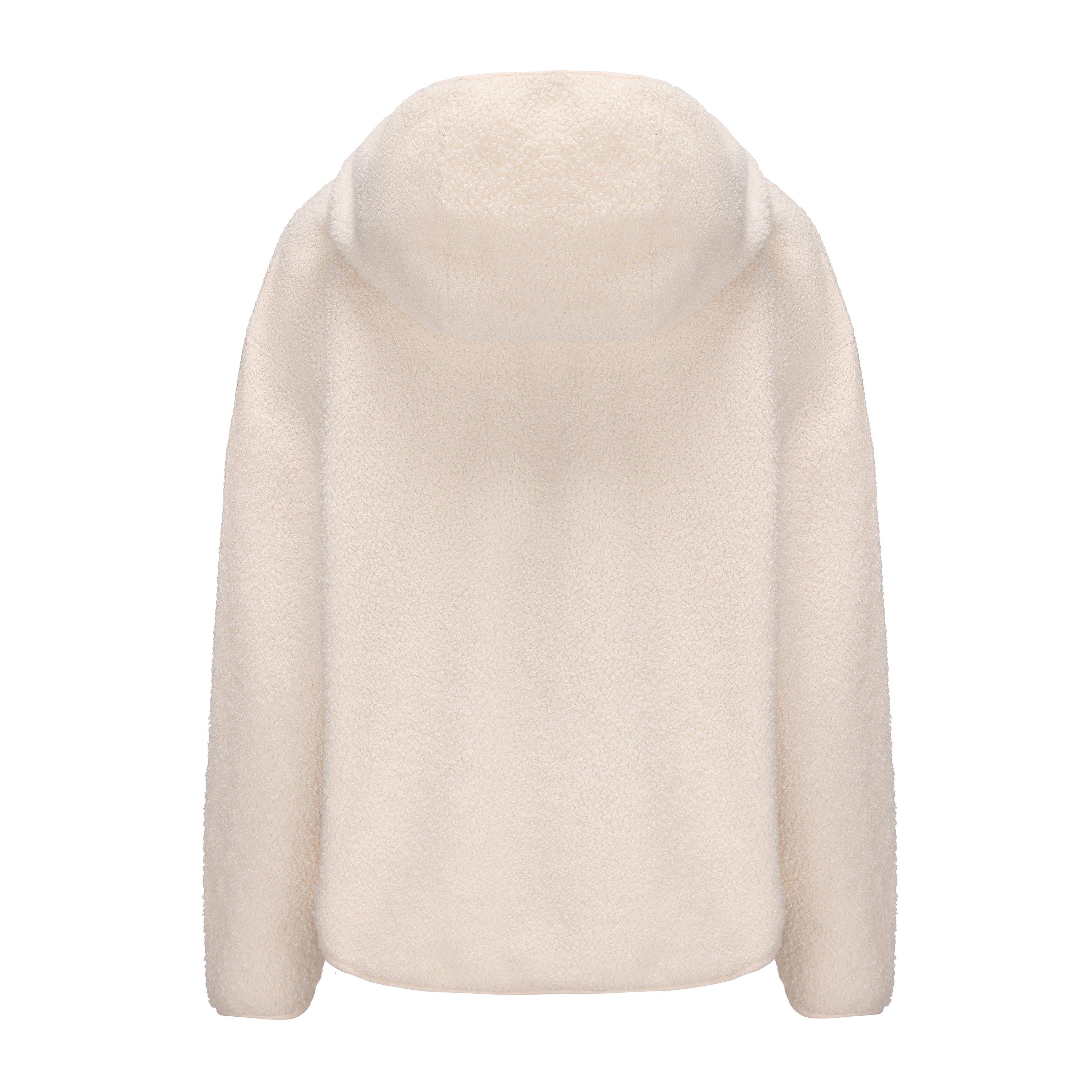 White - Gelert - Borg Quarter Zip Fleece Womens - 2