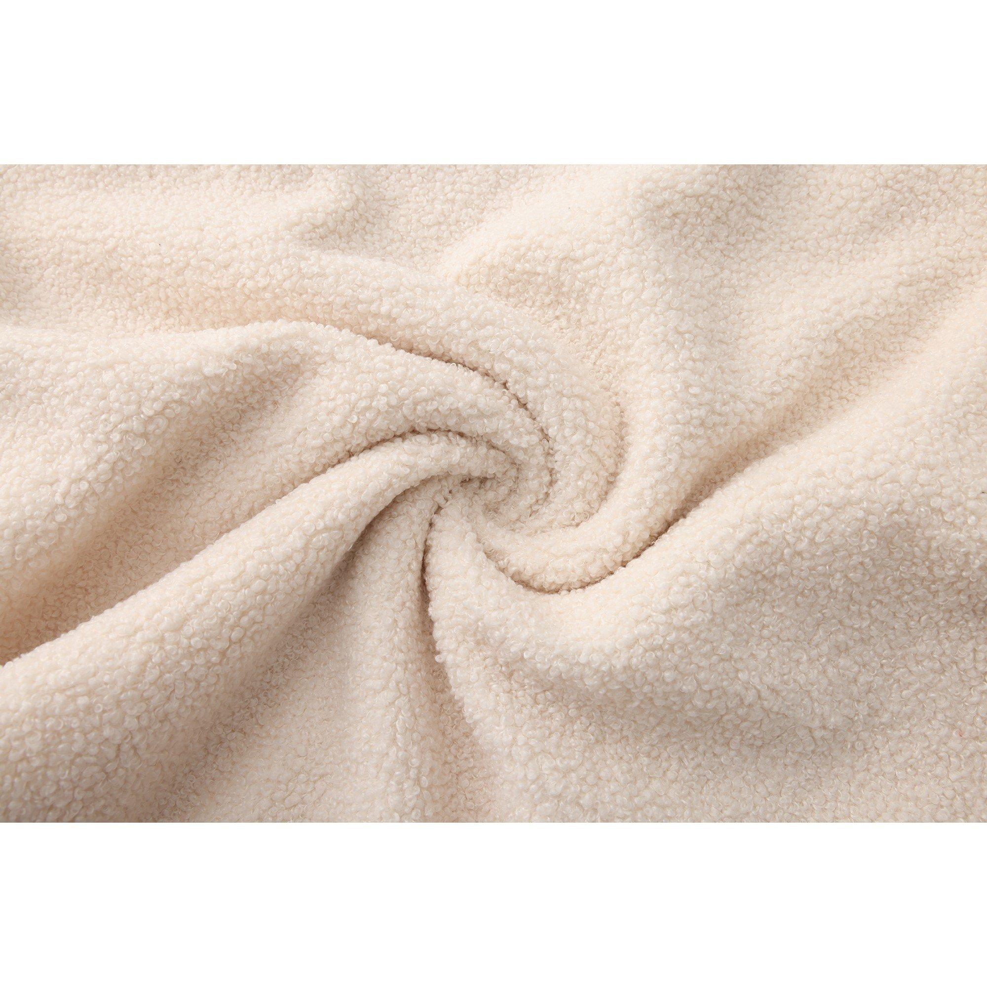 White - Gelert - Borg Quarter Zip Fleece Womens - 6