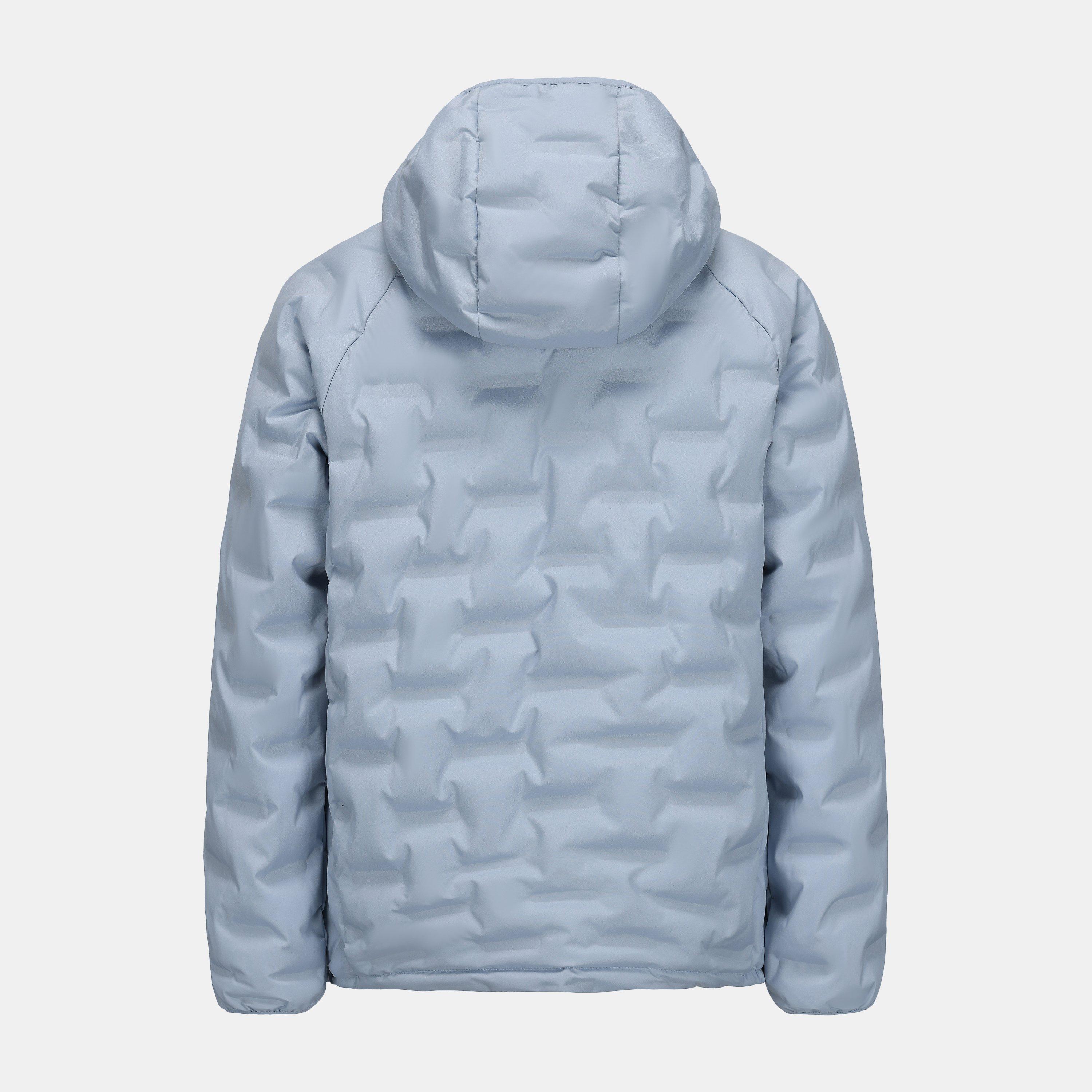 Blue - Karrimor - Women's Heat-Sealed Hooded Long Sleeve Hip Length Insulated Puffer Jacket - 2