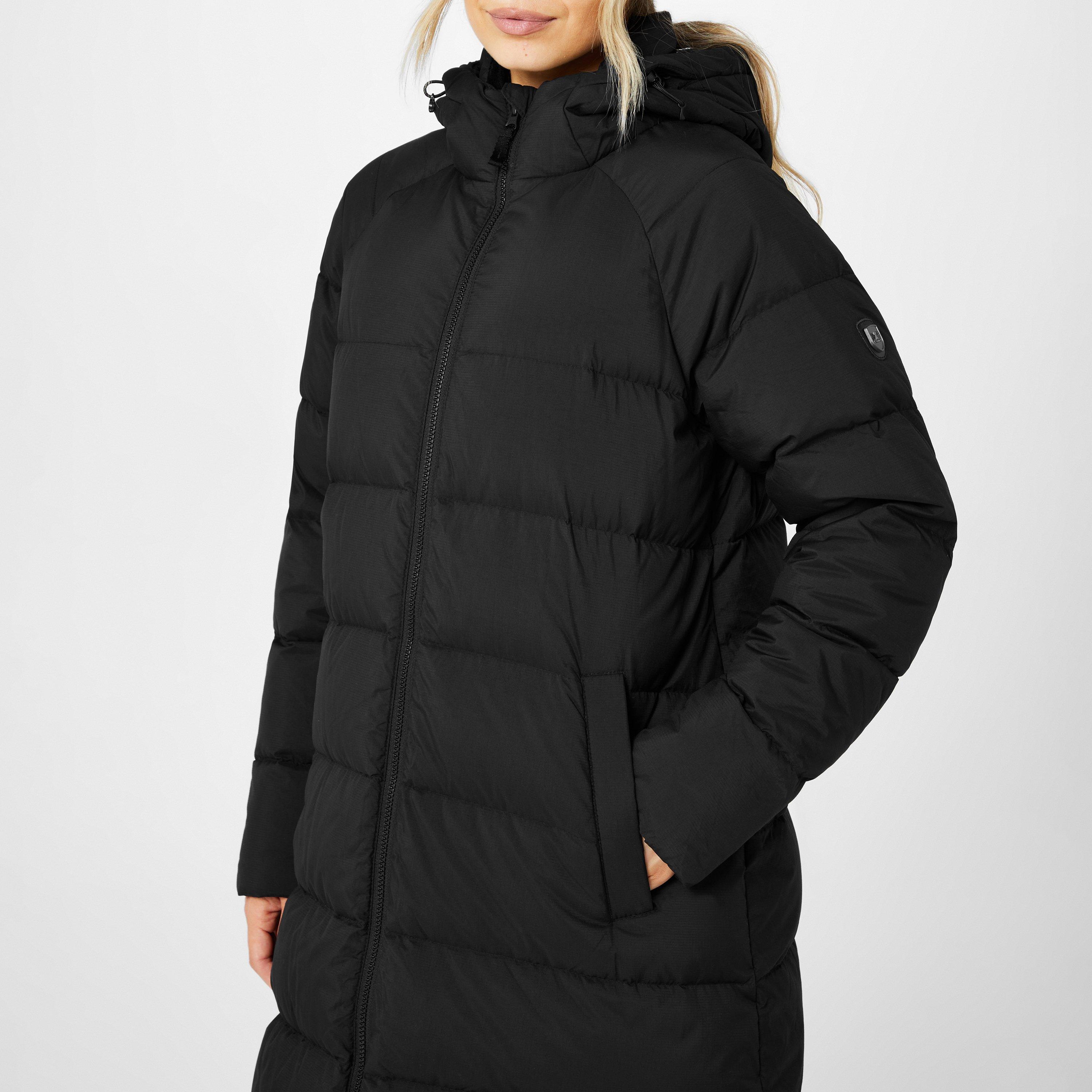 Noir - Karrimor - Helix Water and Wind Resistant Duck Down Long Hooded Down Jacket - 5