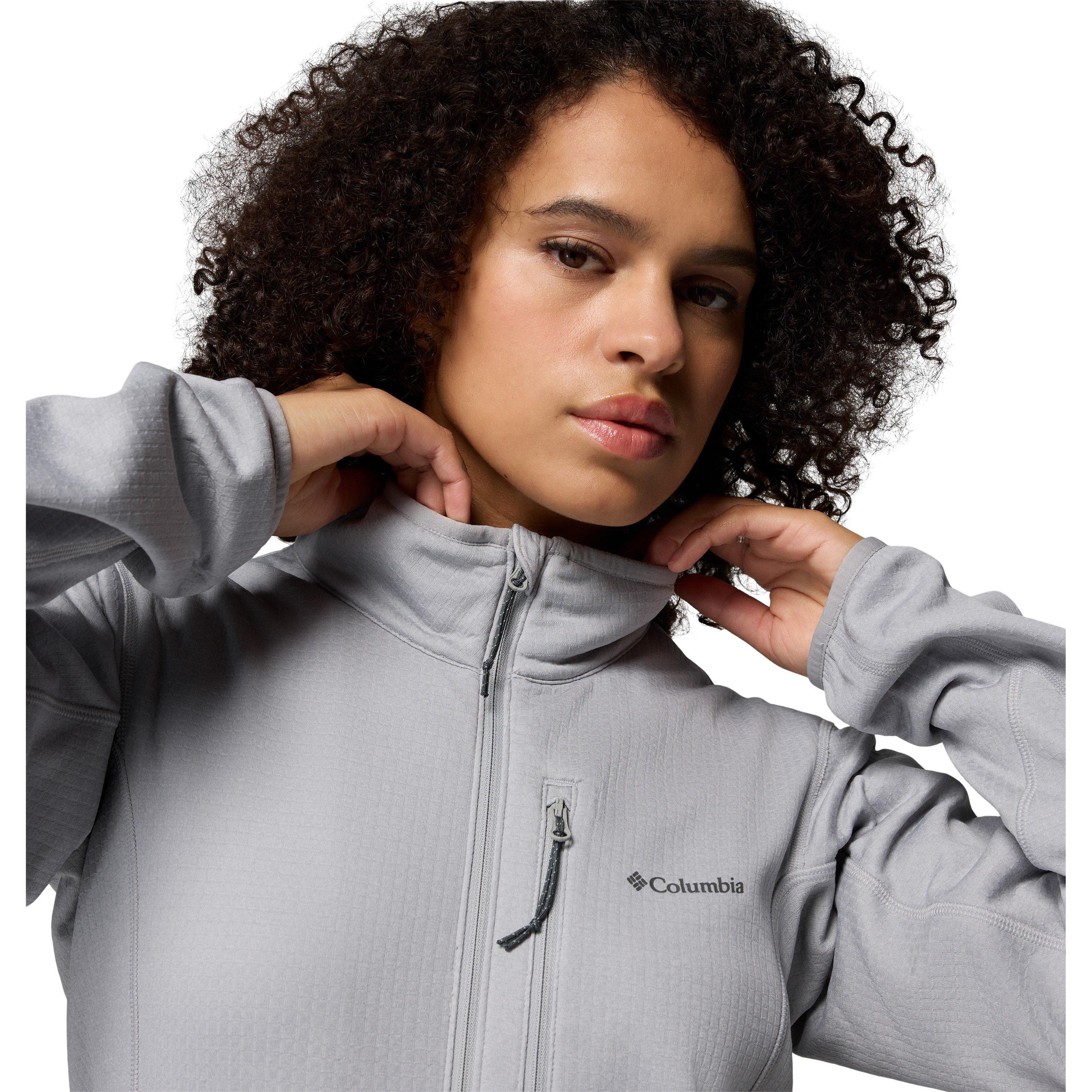 Columbia Grey - Columbia - Essential Hike™ Grid Fleece Fullzip - 4