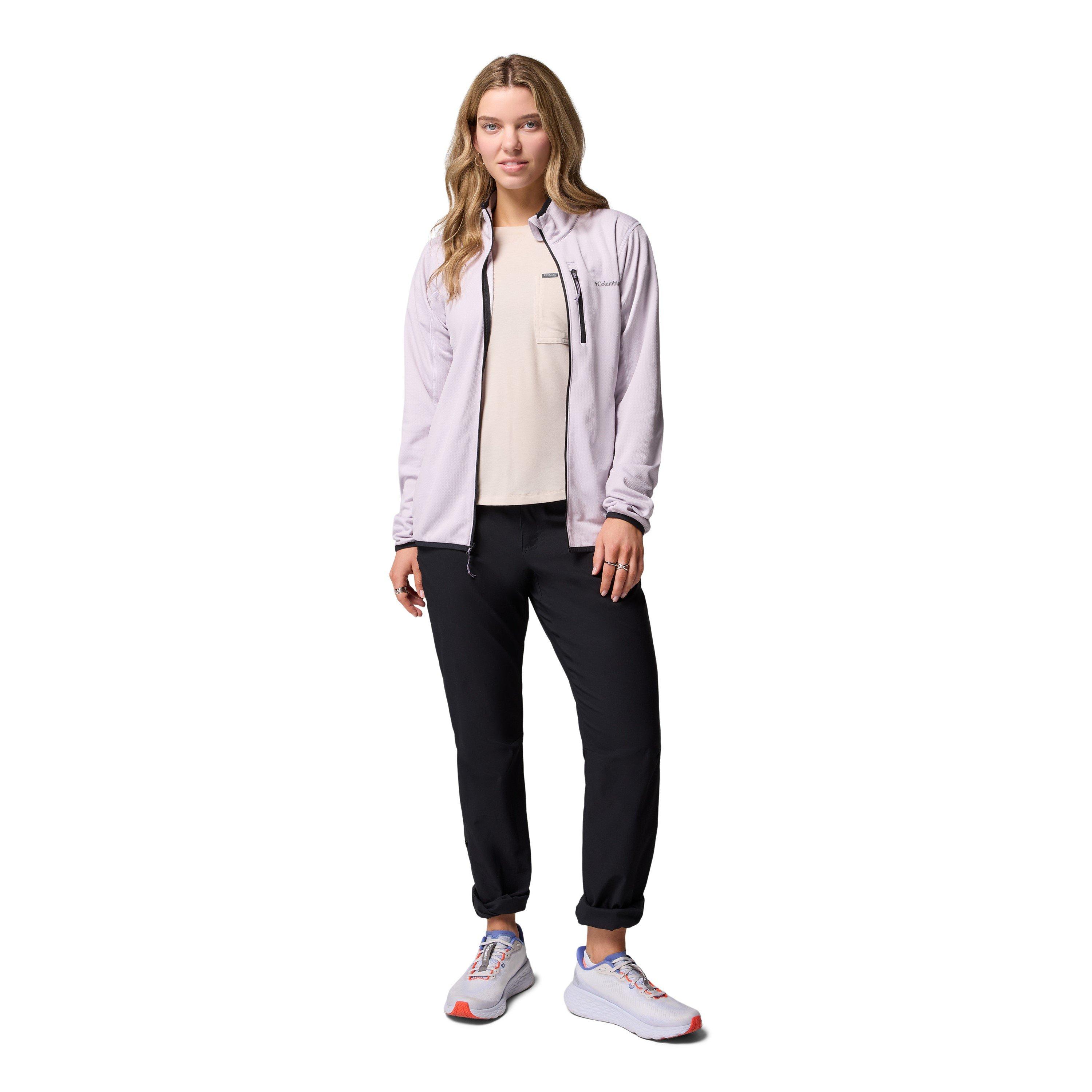 Lavender Pearl - Columbia - Essential Hike™ Grid Fleece Fullzip - 3