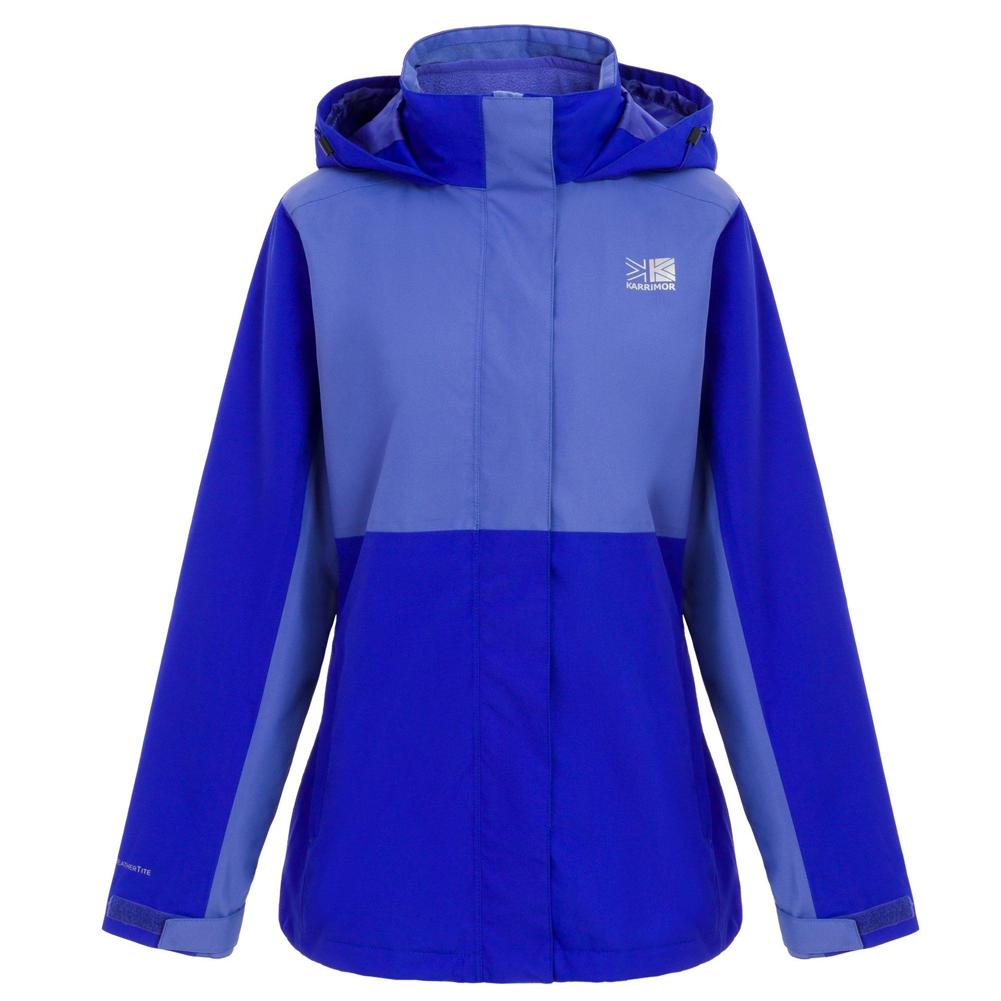 Karrimor Women's Weathertite Waterproof 3-In-1 Jacket - Blue/Violet - 8 (36)