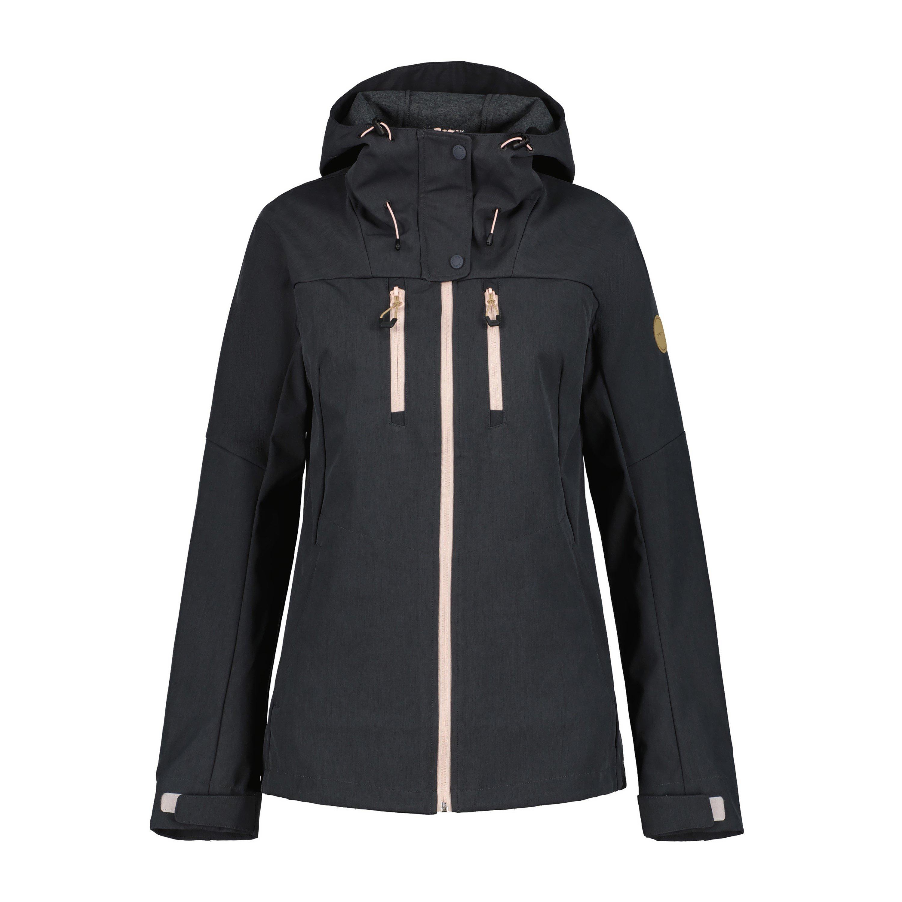 Anthrazit - Icepeak - Metz Waterproof Softshell Jacket - 1