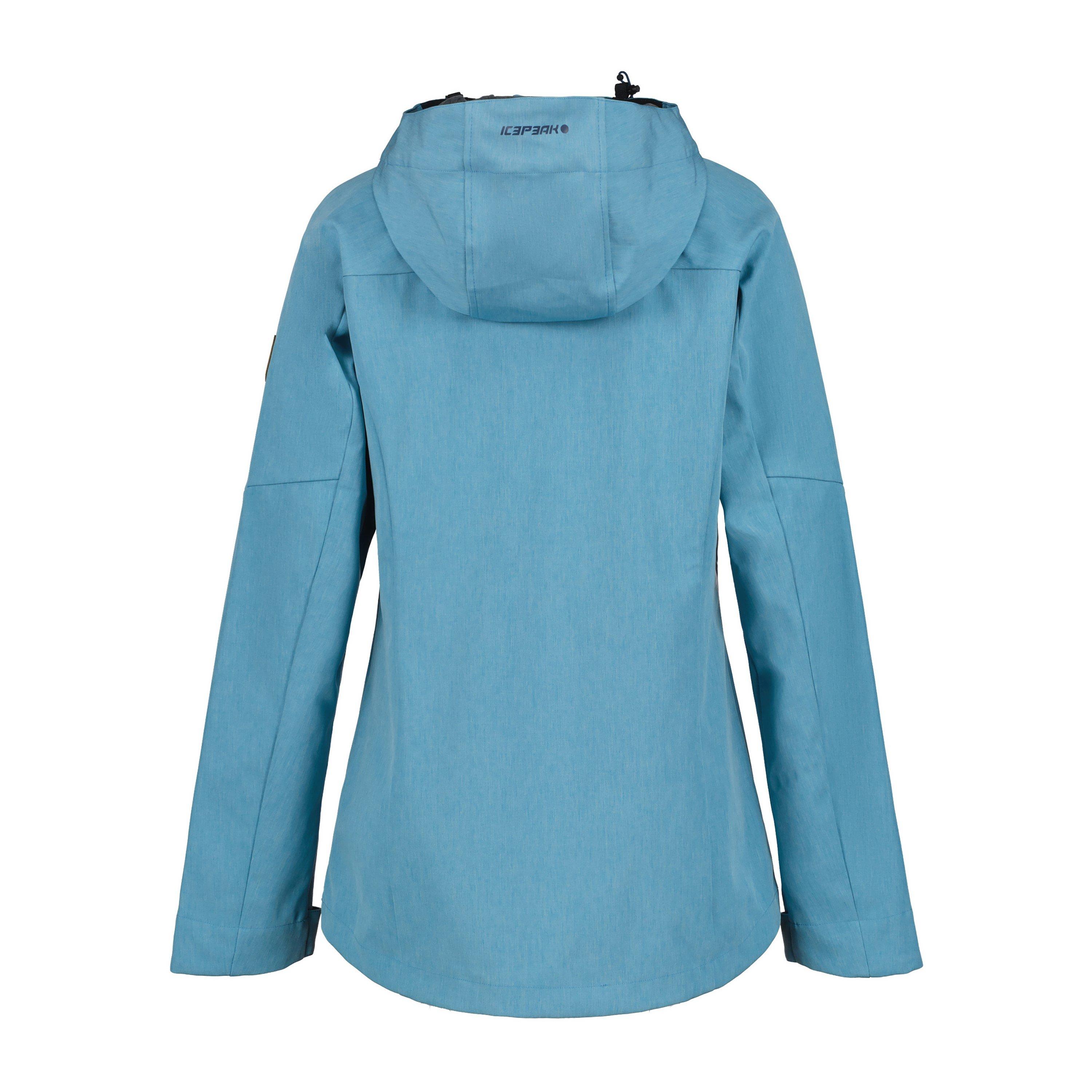 Turquoise - Icepeak - Metz Waterproof Softshell Jacket - 2