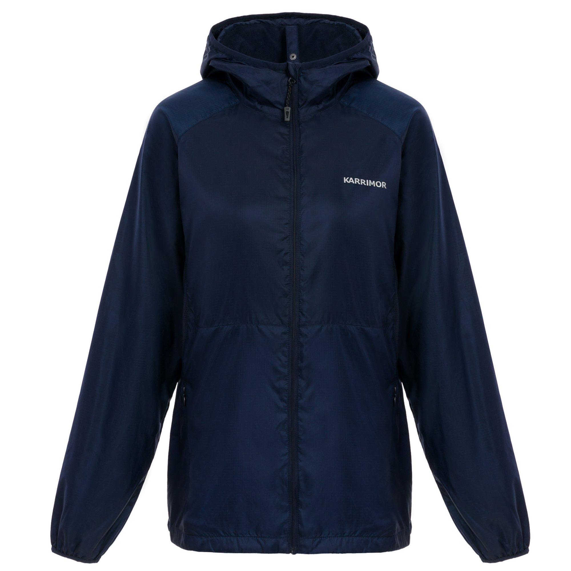 Karrimor Women's Lightweight Hooded Long Sleeve Softshell Jacket - Navy - 8 (36)