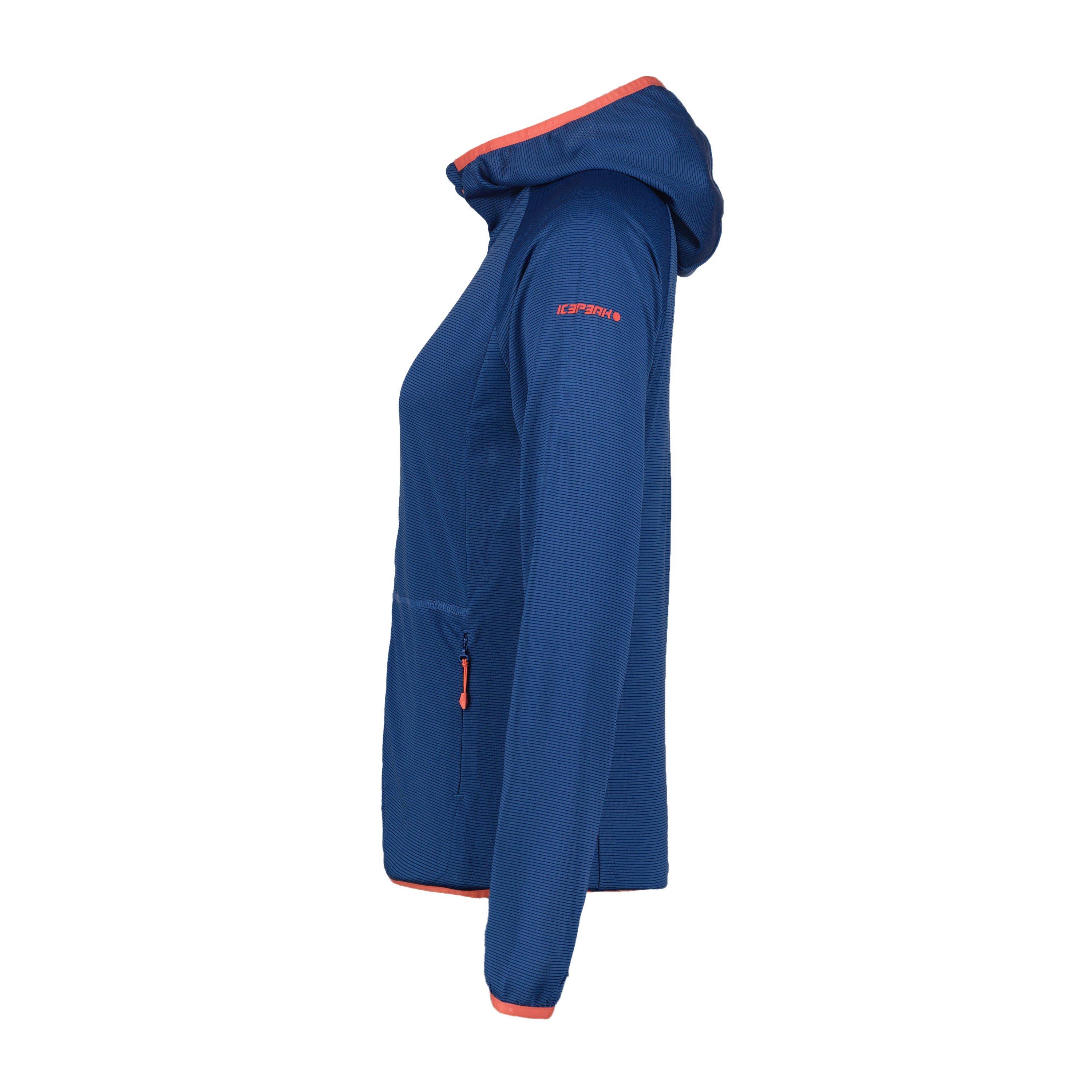 Blau - Icepeak - Berka Hooded Full-Zip Fleece - 3