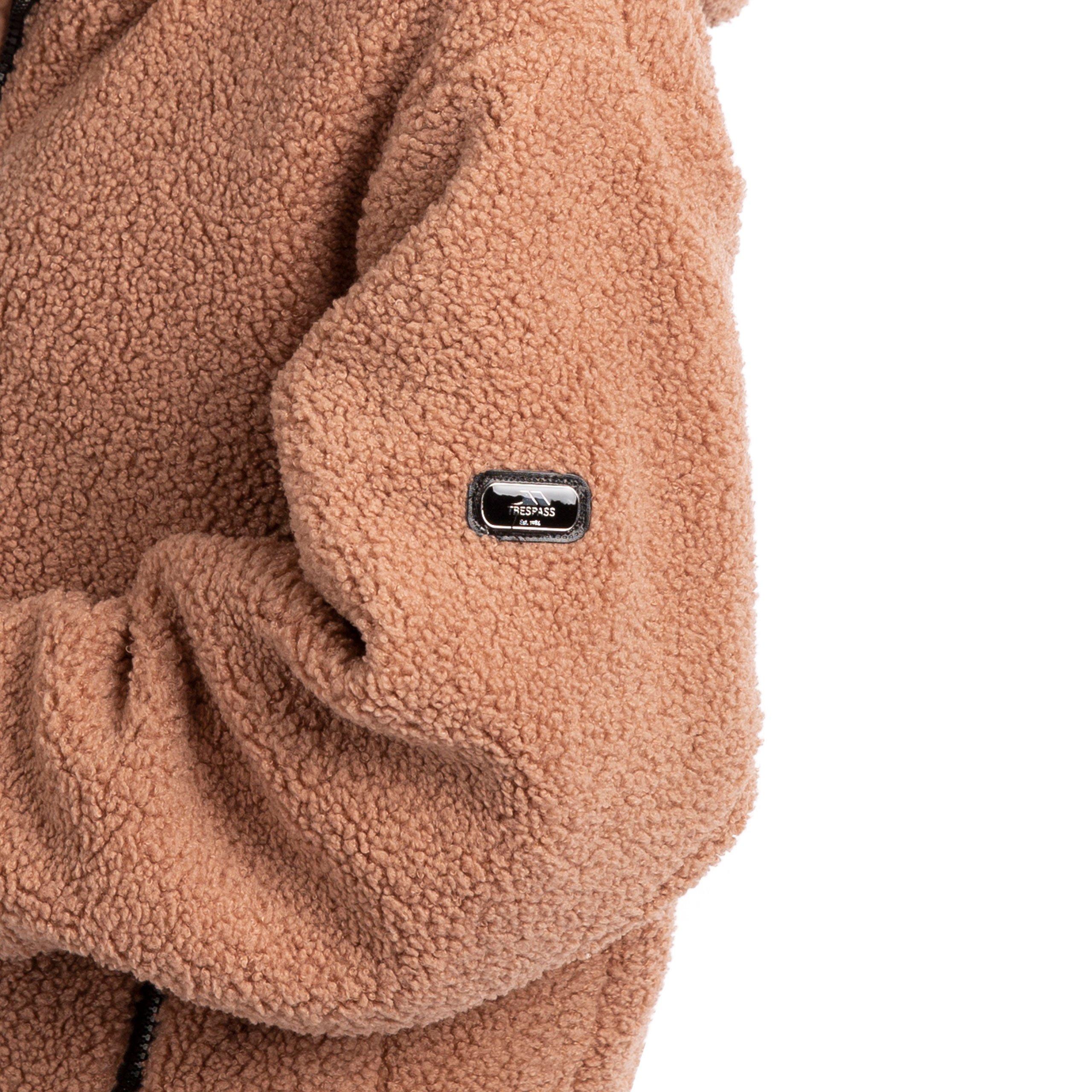 Dark Blush - Trespass - Burly Sherpa Insulated Puffer Jacket - 5