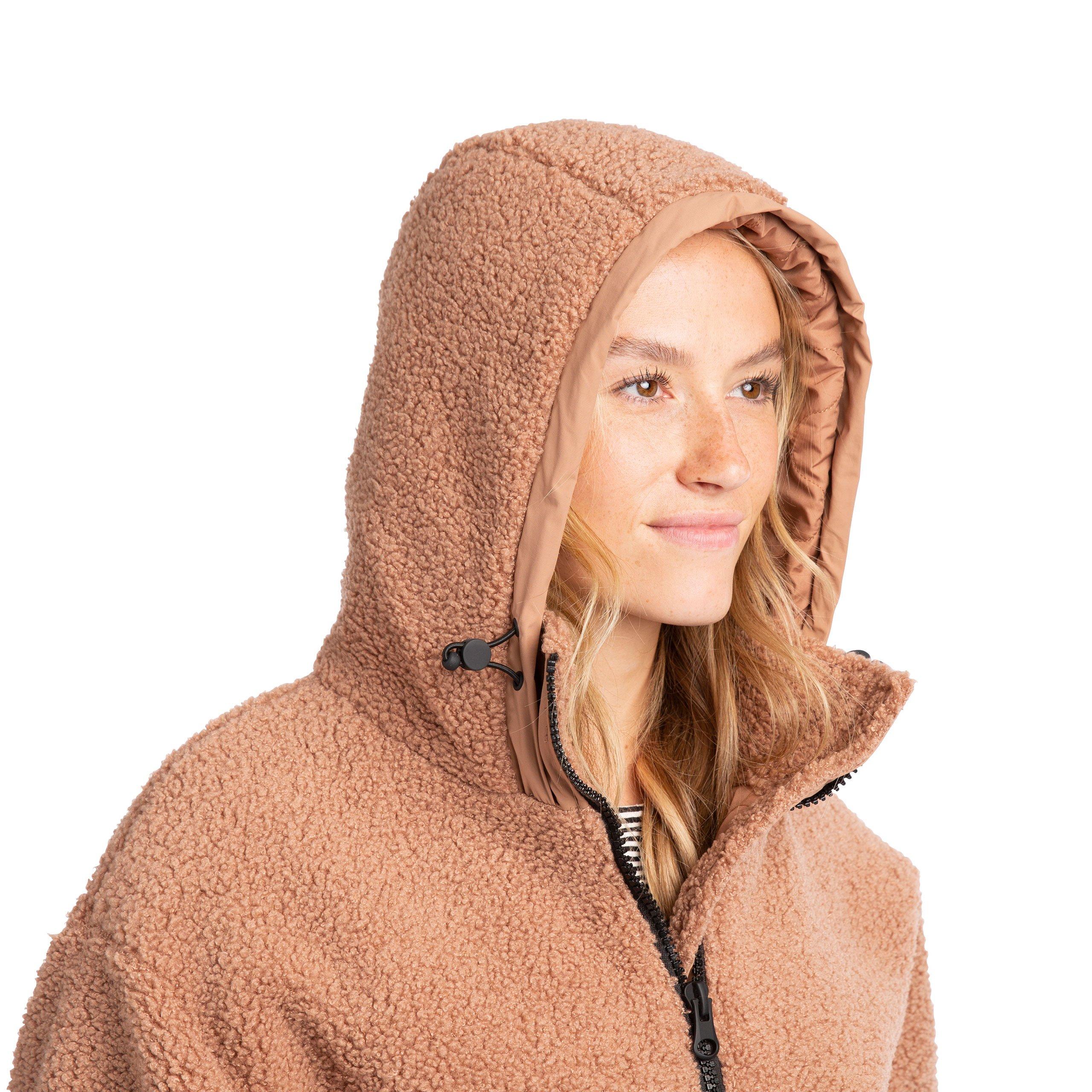 Dark Blush - Trespass - Burly Sherpa Insulated Puffer Jacket - 7