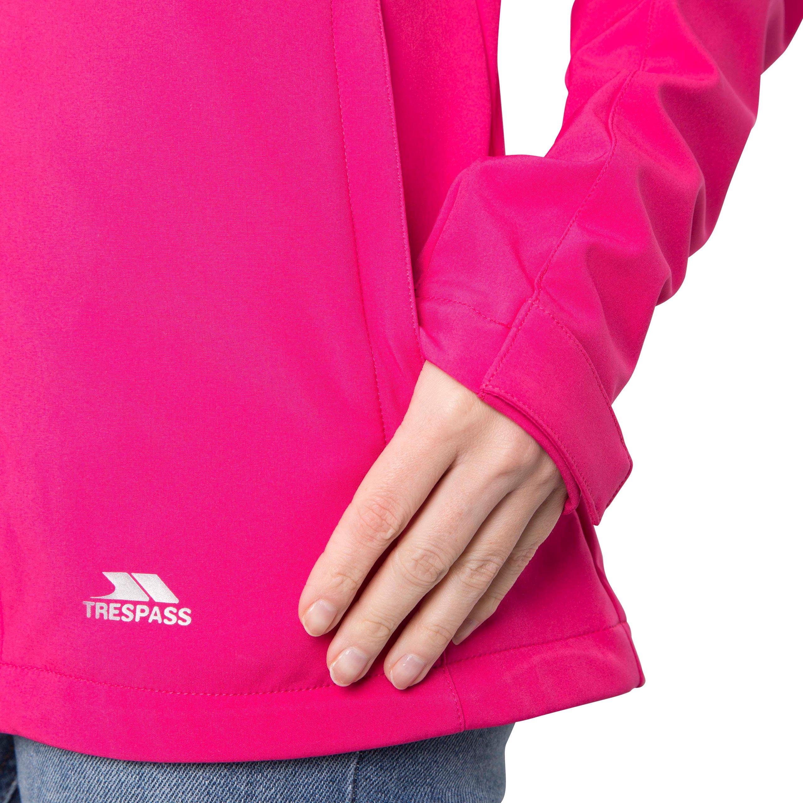 Pink Lady - Trespass - Lorina Weather Defense Streamlined Fit Softshell Jacket - 6