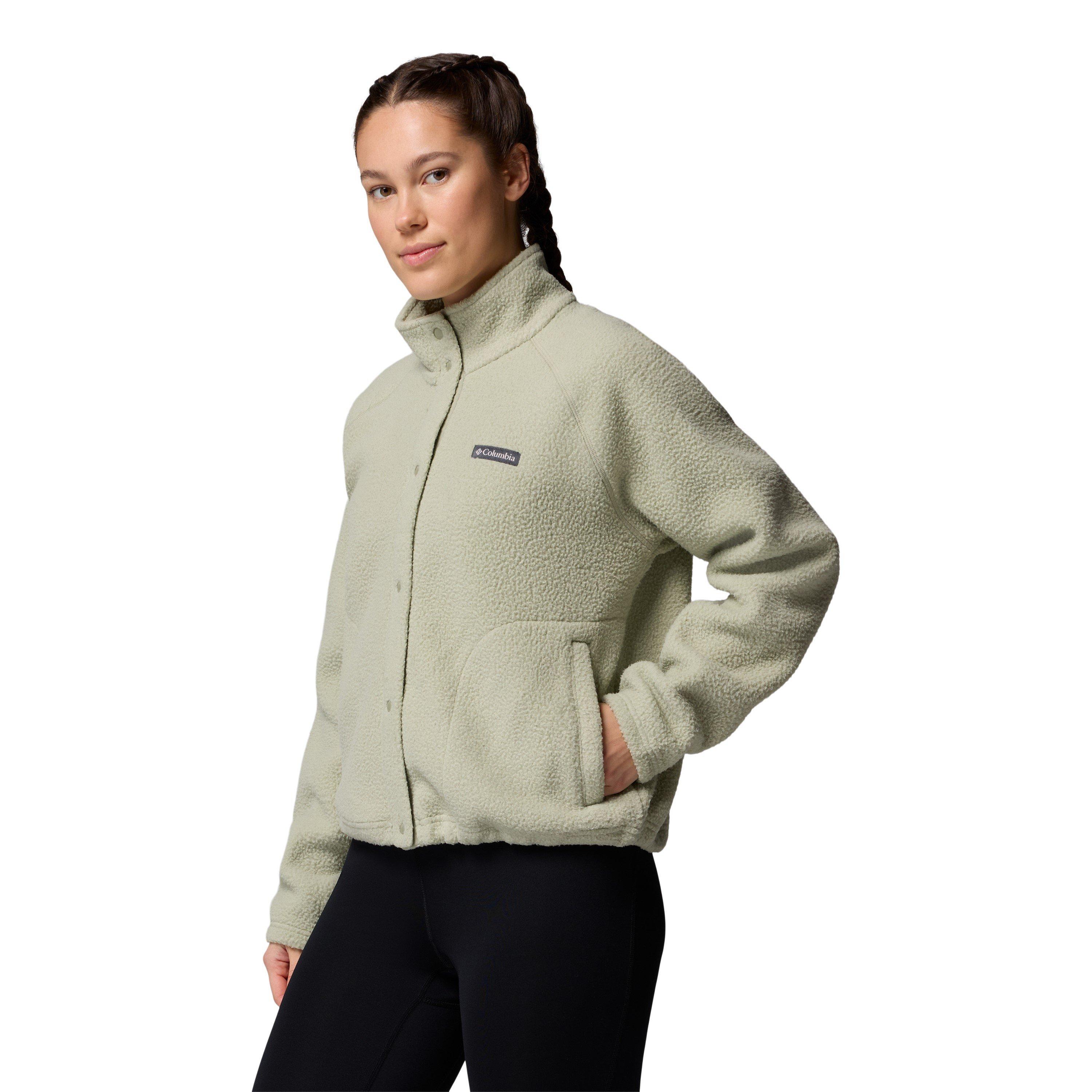 Grøn - Columbia - Womens Jasper Ridge™ Pebbled Fleece Full Snap - 3
