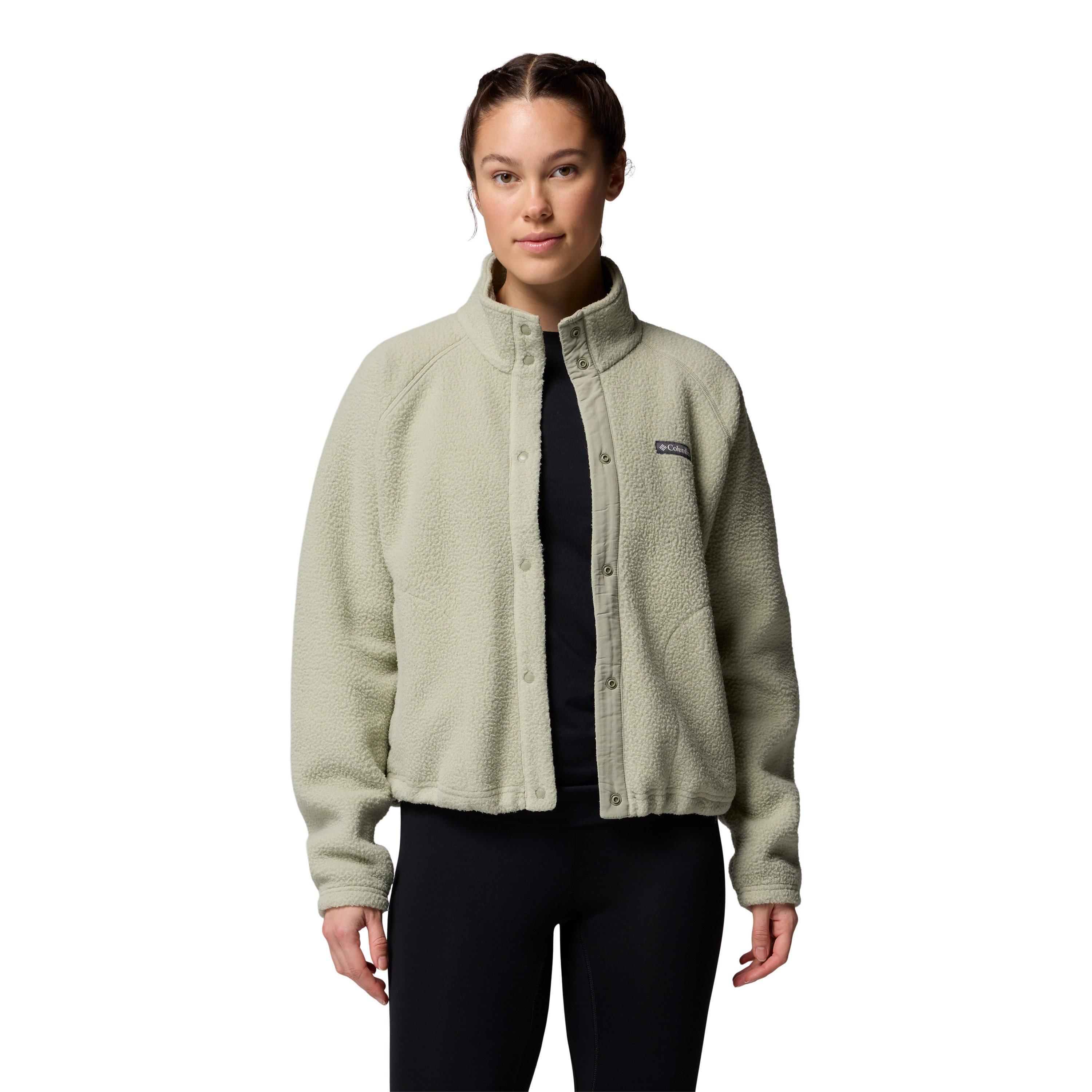 Grøn - Columbia - Womens Jasper Ridge™ Pebbled Fleece Full Snap - 4