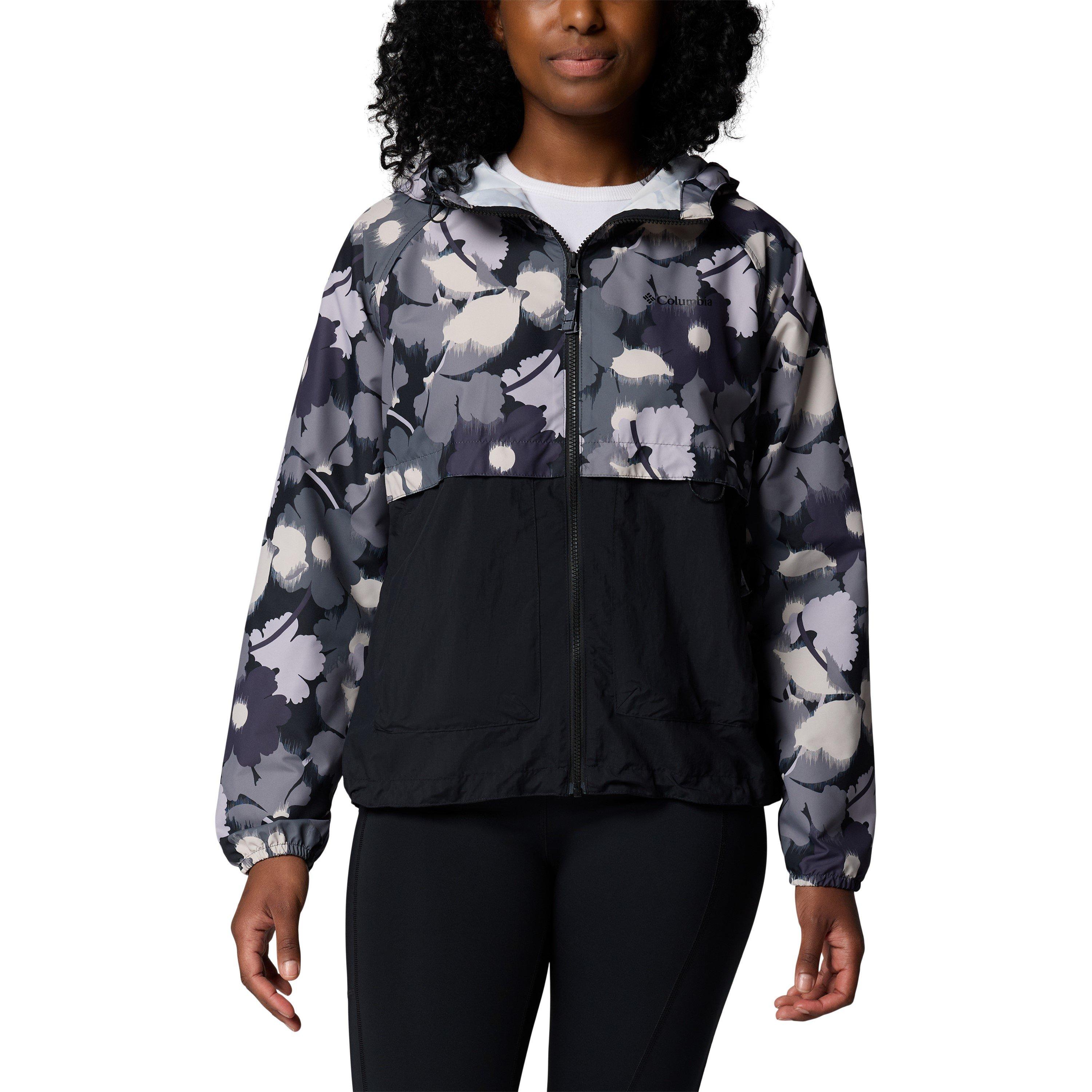 Columbia Women's Spire Valley™ Windbreaker - Black Print - 16 (XL)
