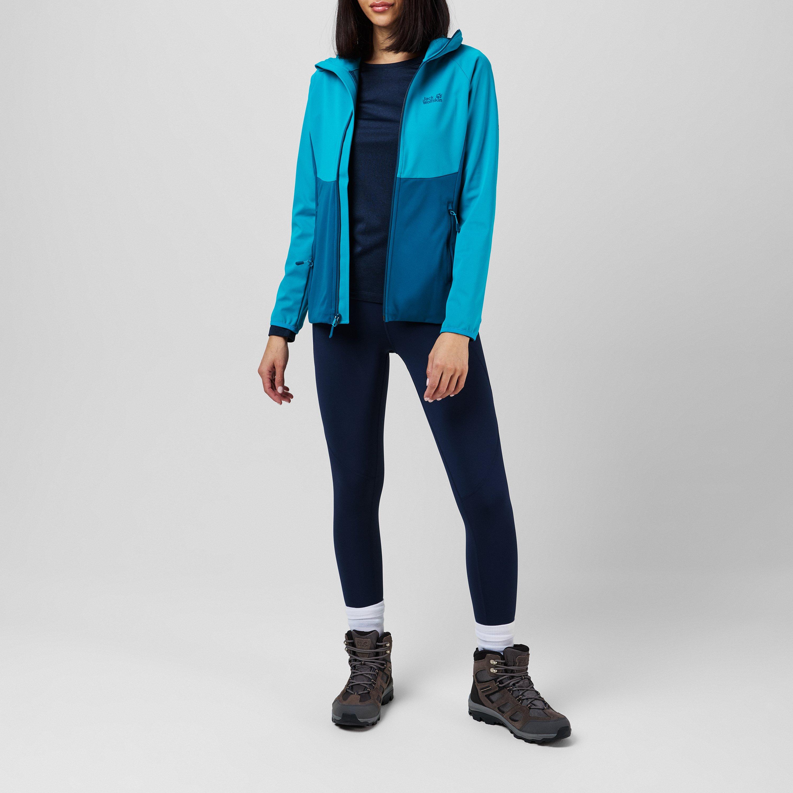 Blu - Jack Wolfskin - Go Hike Softshell Jacket - 4