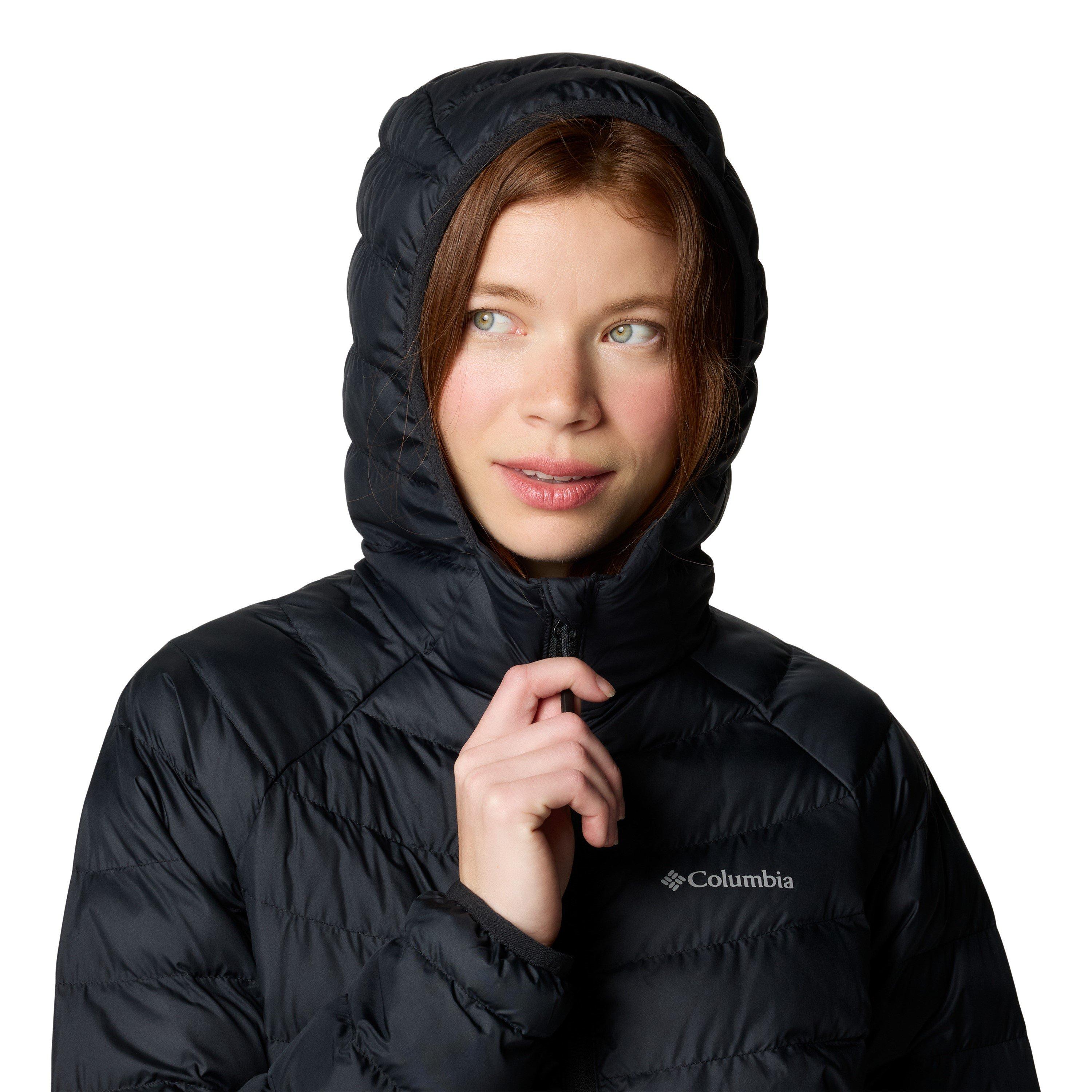 Black - Columbia - Powder Lite II Water and Wind Resistant Long Sleeve Insulated Puffer Jacket - 5