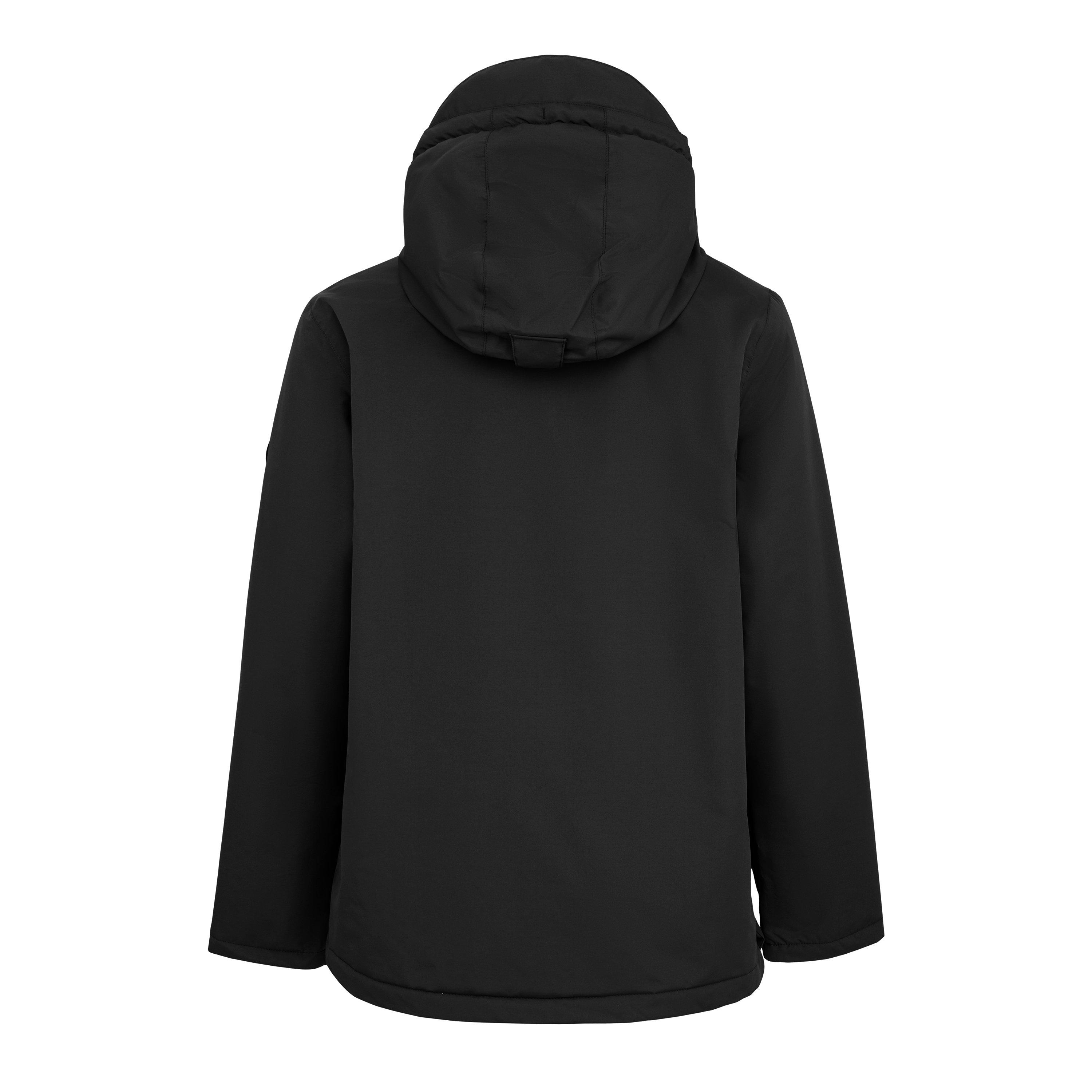 Black - Gelert - Coast Waterproof Wind Resistant Hooded Insulated Puffer Jacket - 2