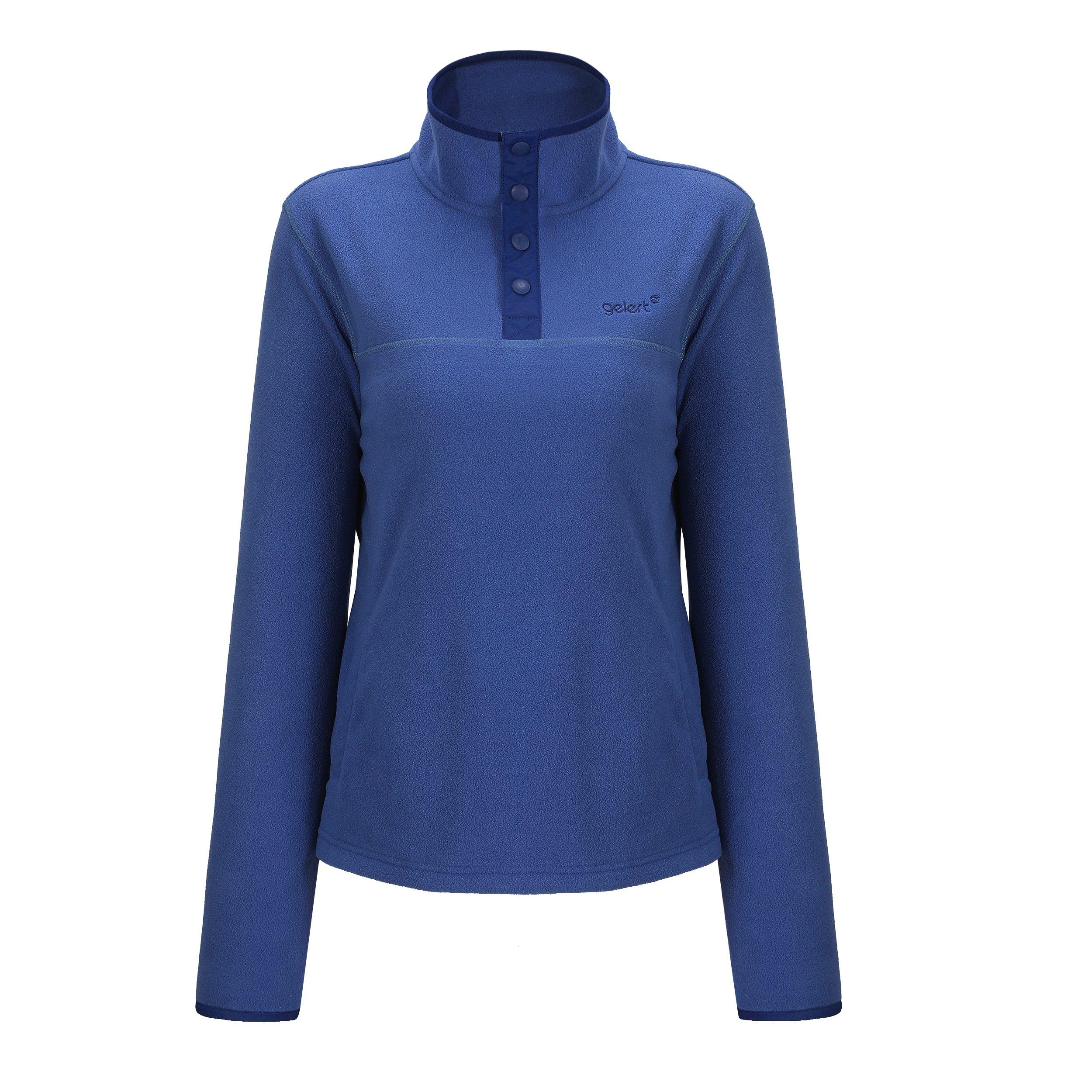Blu - Gelert - Quarter Snap Fleece Top Womens - 5