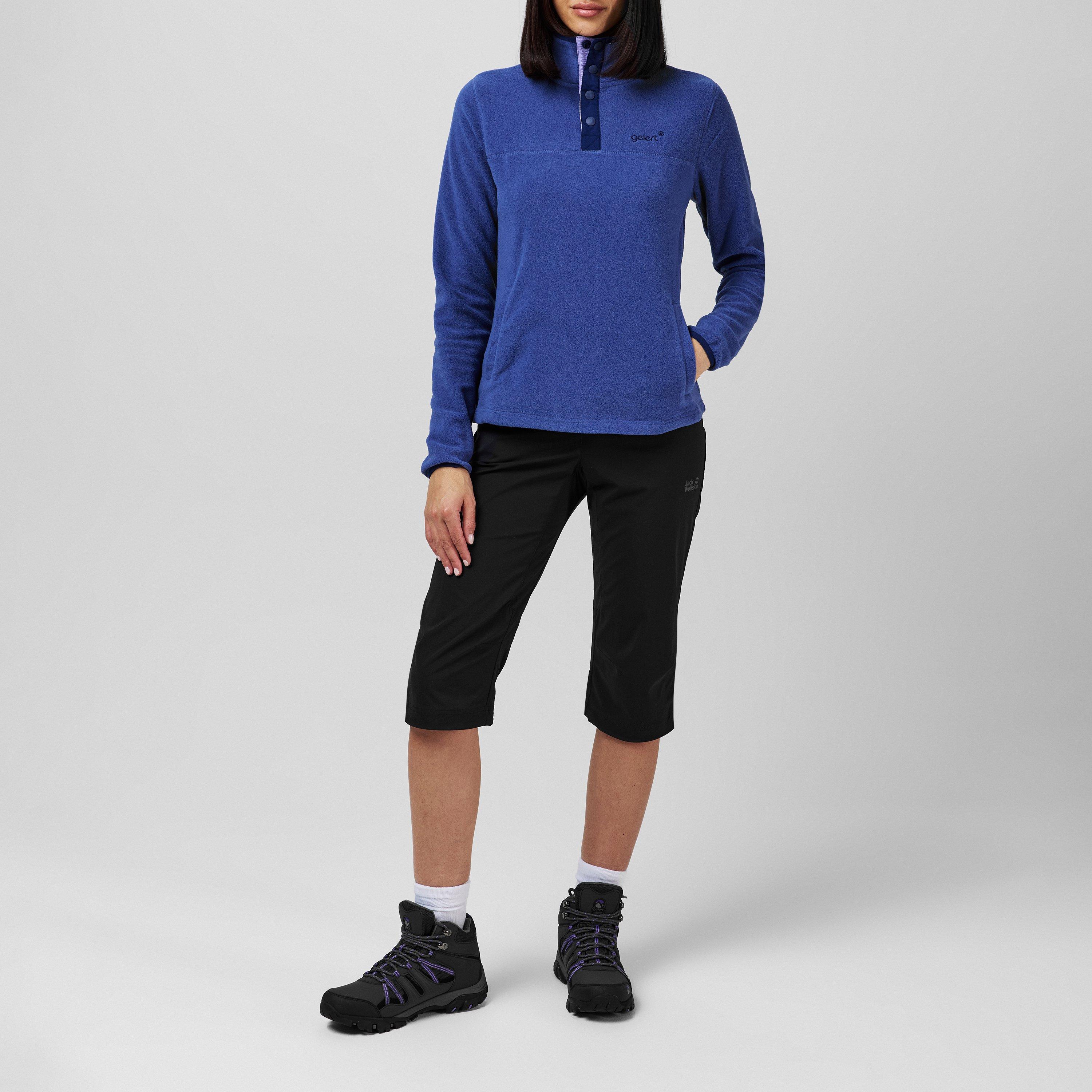 Blu - Gelert - Quarter Snap Fleece Top Womens - 4