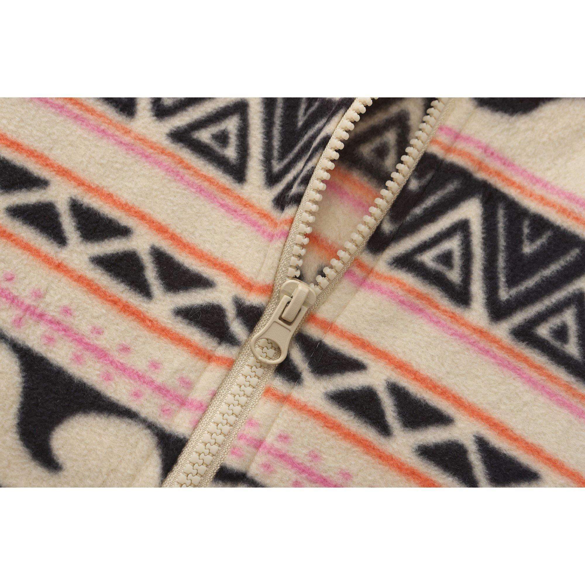 Creme AOP - Gelert - quarter Zip Hooded Fleece Top Womens - 5