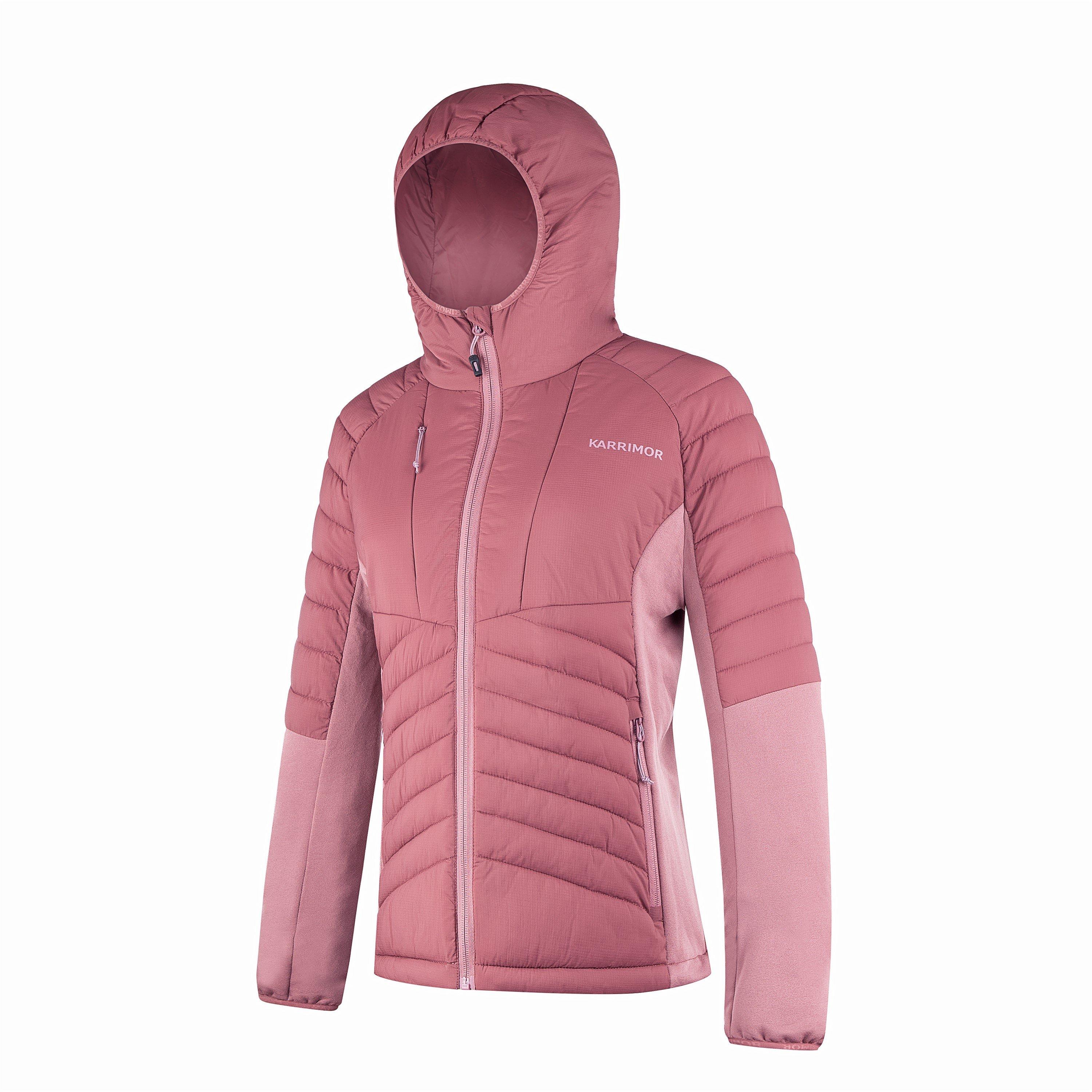 Purple - Karrimor - Helium Hybrid Windproof Thermolite Hooded Insulated Puffer Jacket - 3