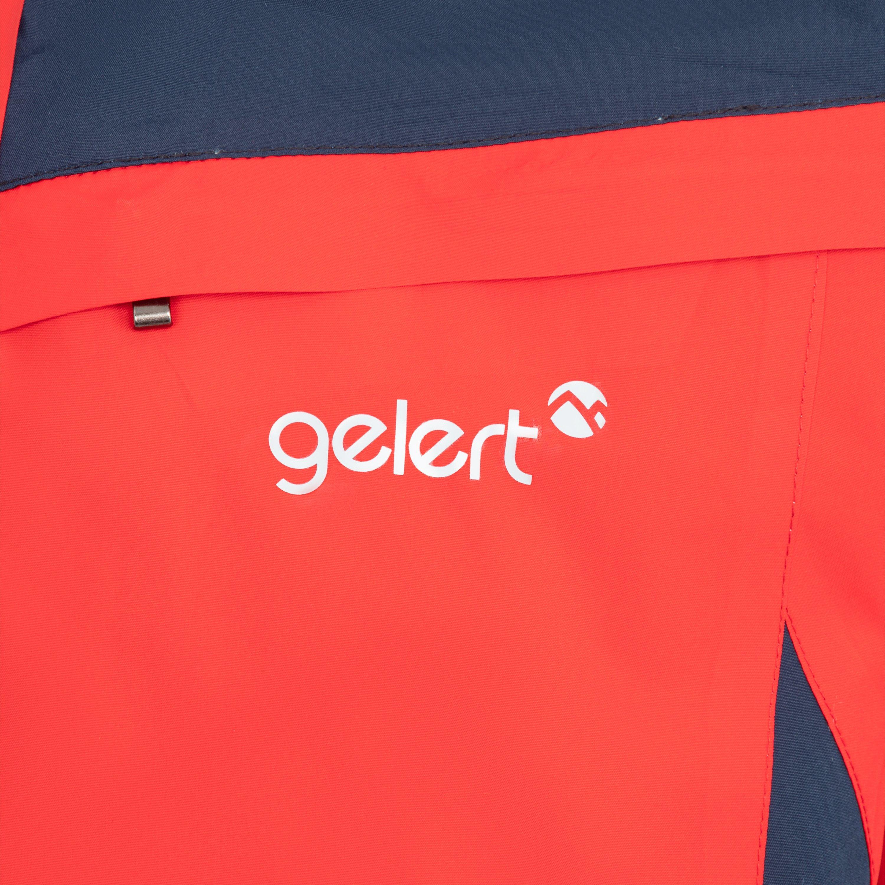Rosso/Navy - Gelert - 3-in-1 Waterproof Windproof Detachable Hood Long Sleeve Jacket - 5