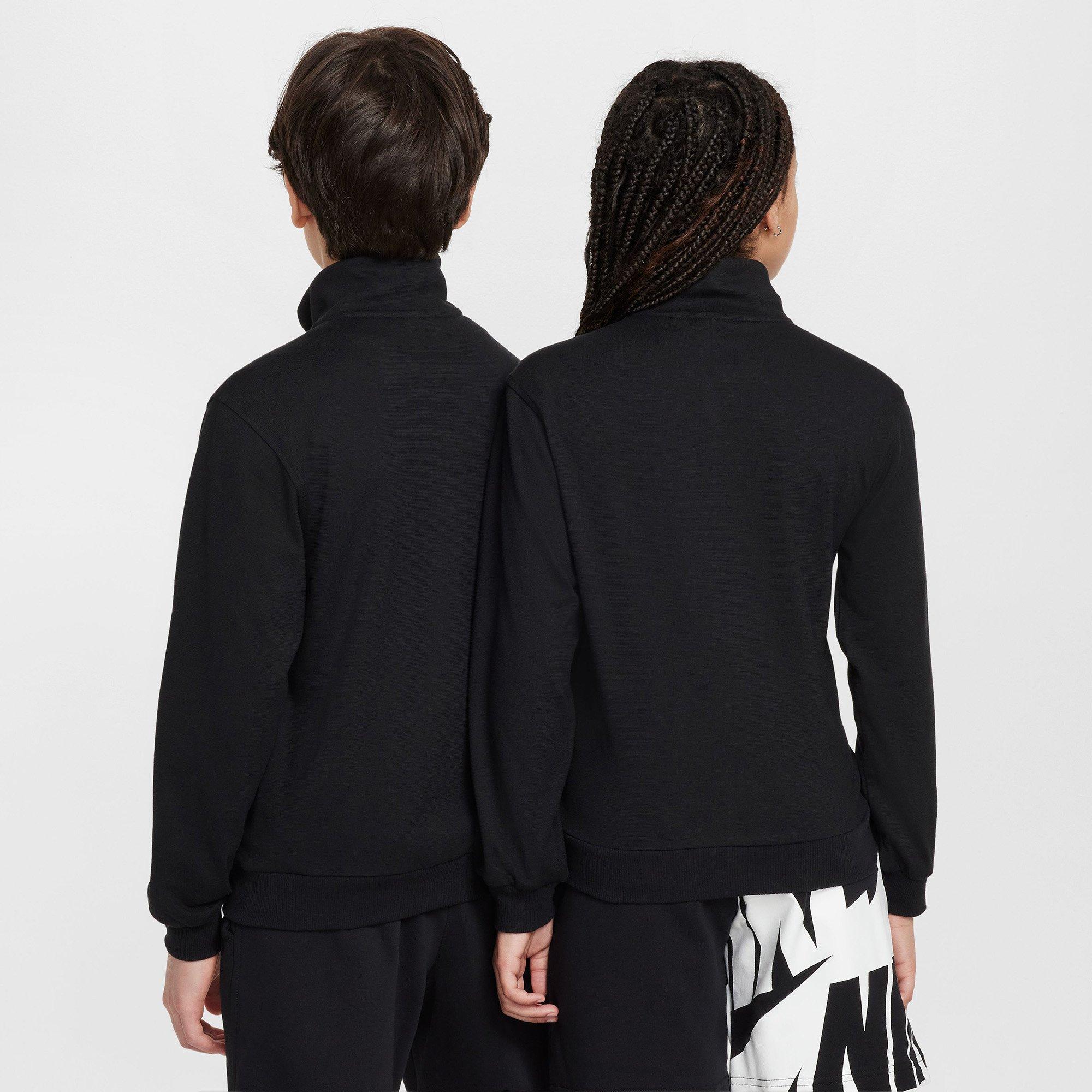 Black/Blk/White - Nike - Sportswear Club Juniors Full-Zip Knit Jacket - 2