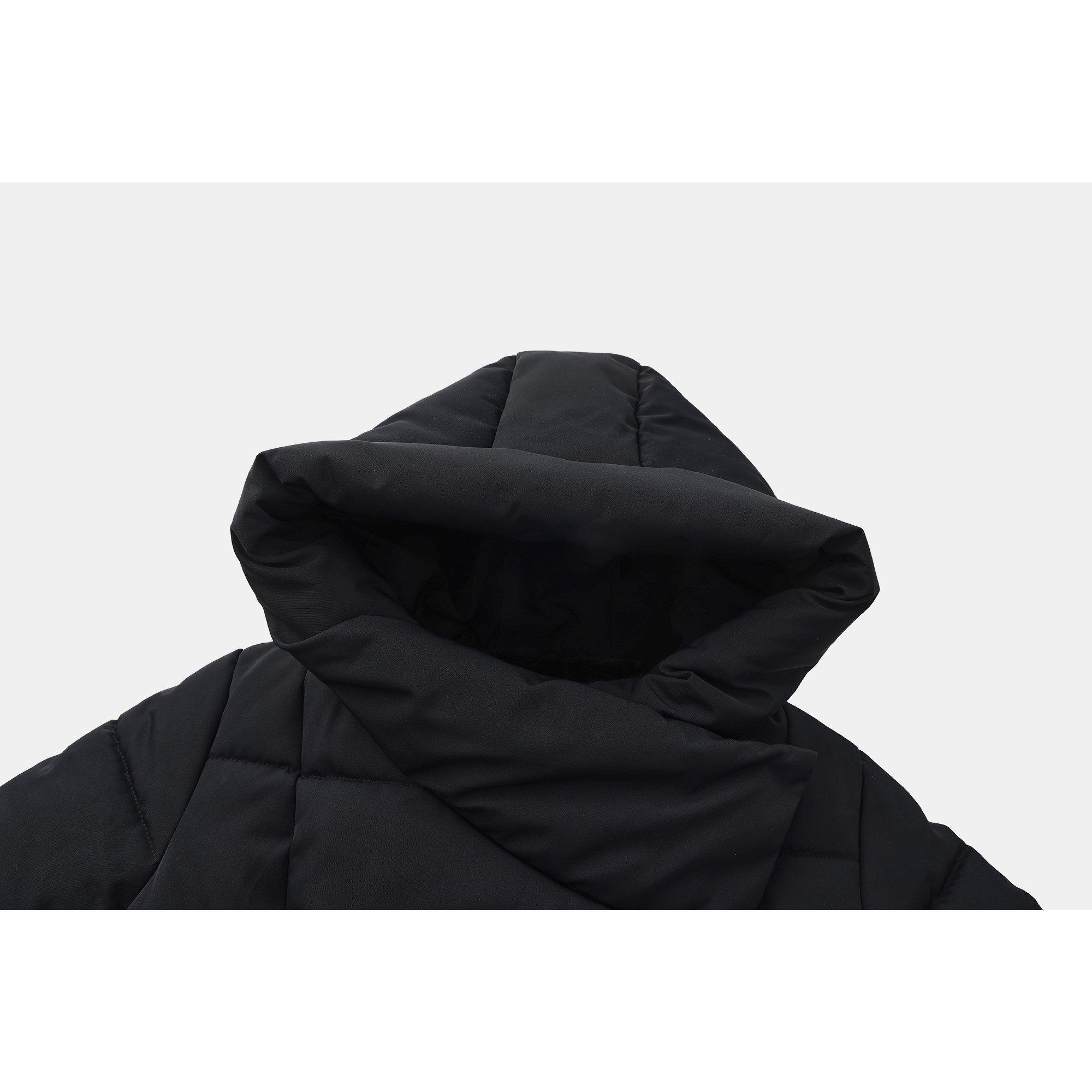 Black - Gelert - Kids' Ottawa Hooded Long Padded Slim Fit Parka - 3