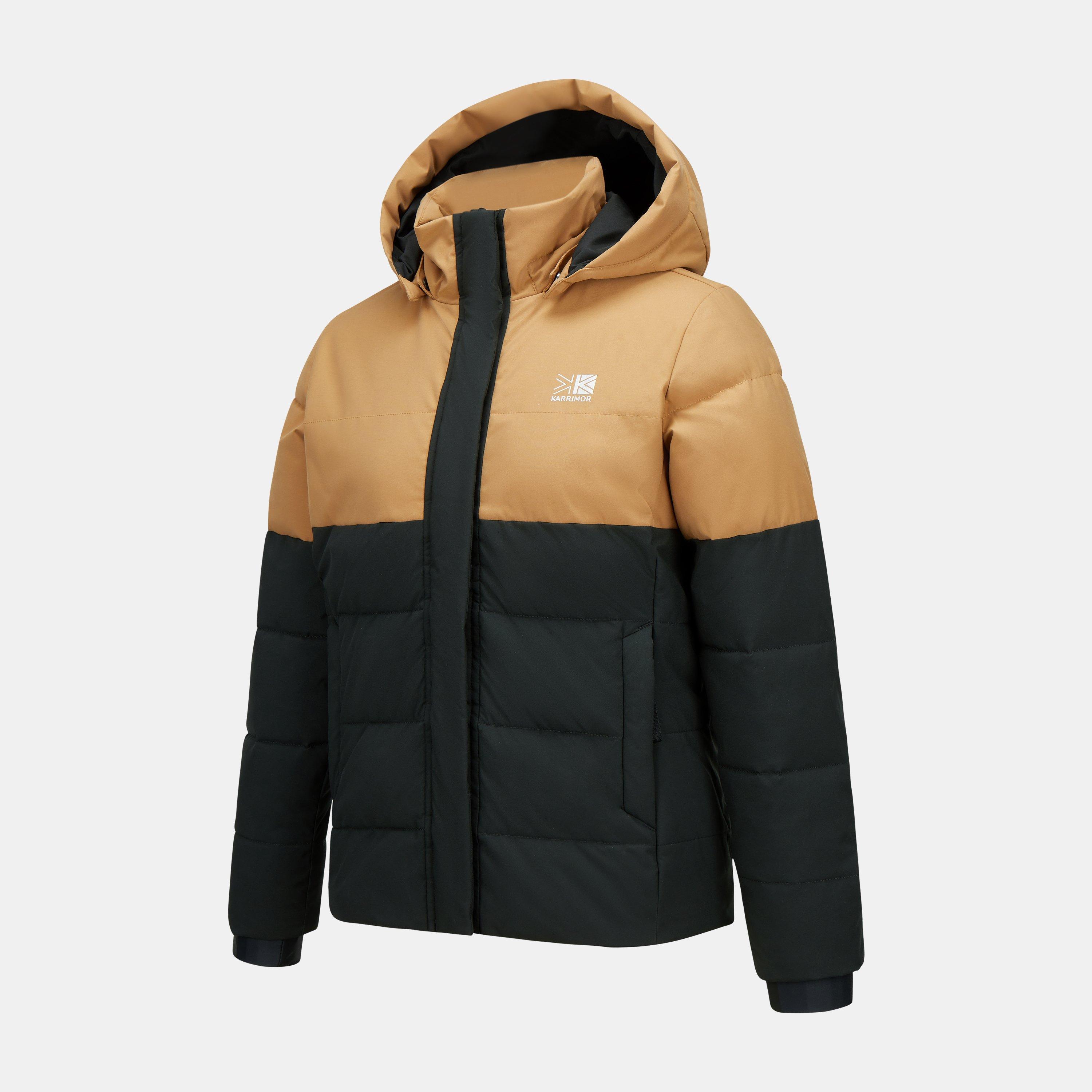 Schwarz/Beige - Karrimor - Orbit Baffle Thermolite Hooded Insulated Puffer Jacket - 3