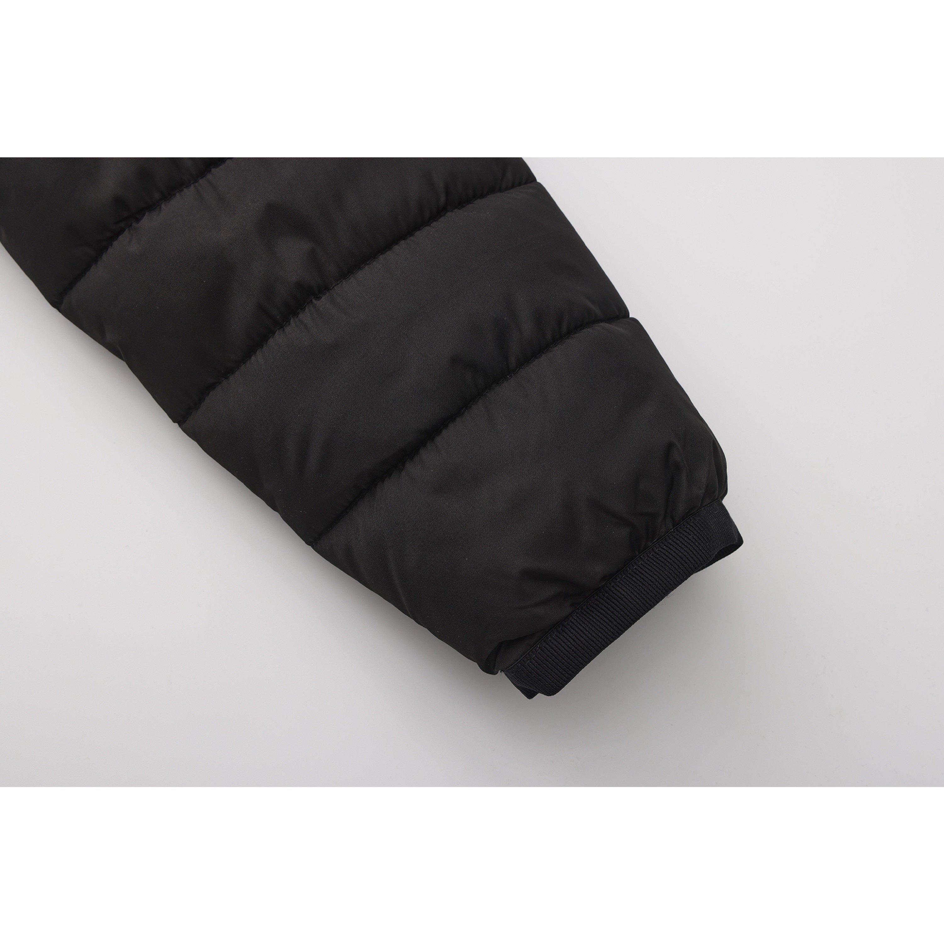 Black - Gelert - Hooded Quilted Long Sleeve Insulated Puffer Jacket - 7