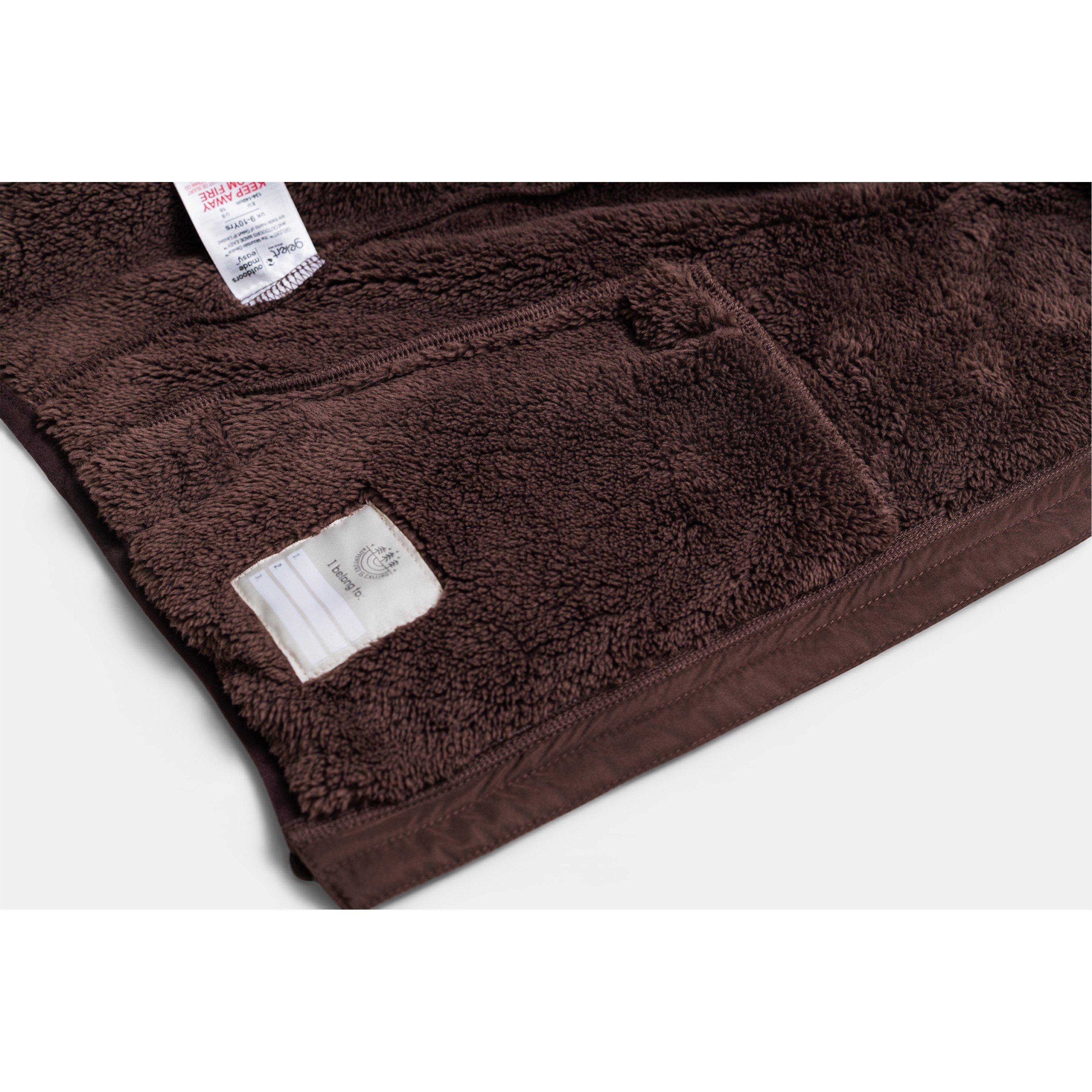 Brown - Gelert - Teddy Fleece Zip-Up Jacket Juniors - 8