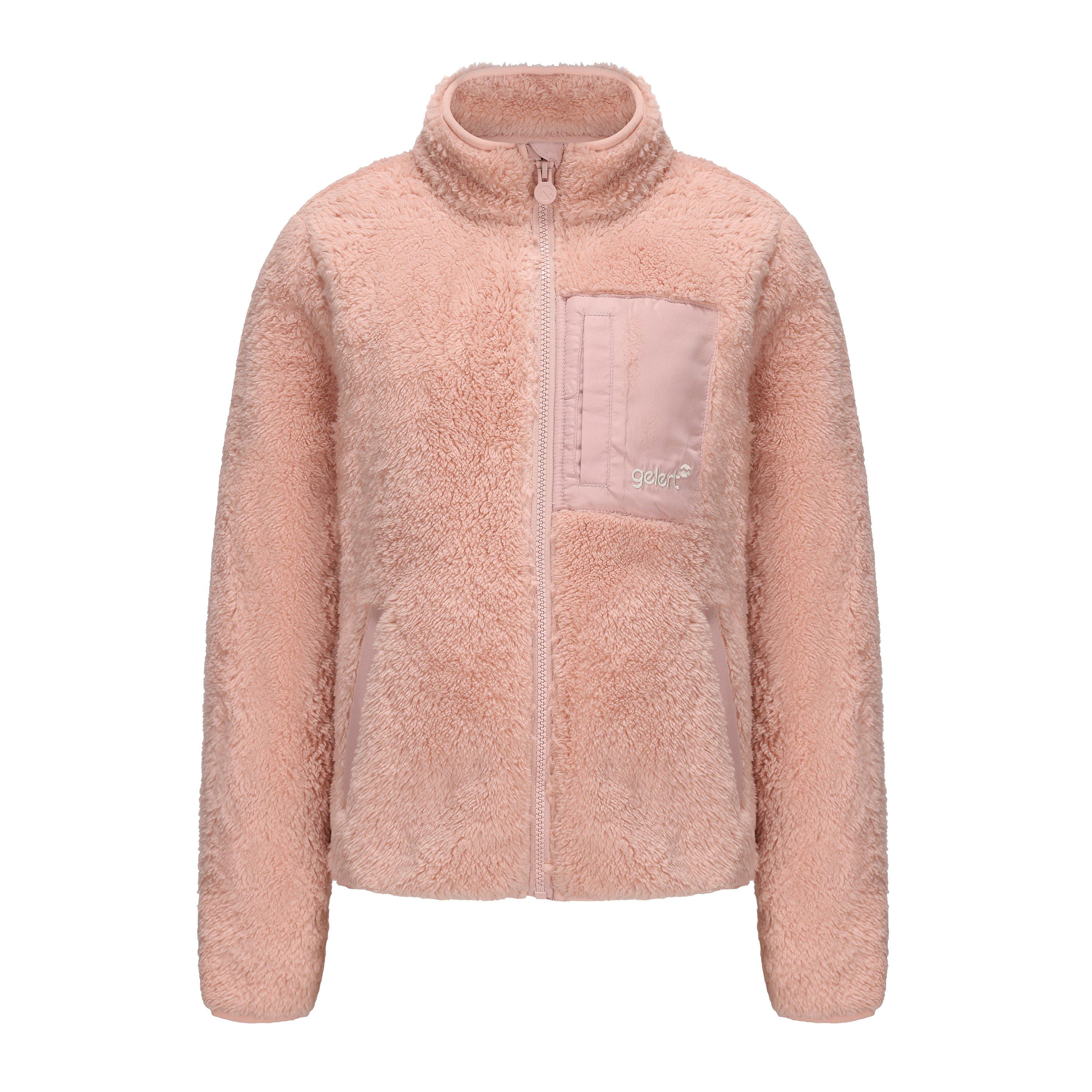 Gelert Boys Teddy Fleece Zip-Up Jacket Juniors - Pink - 11-12 Yrs