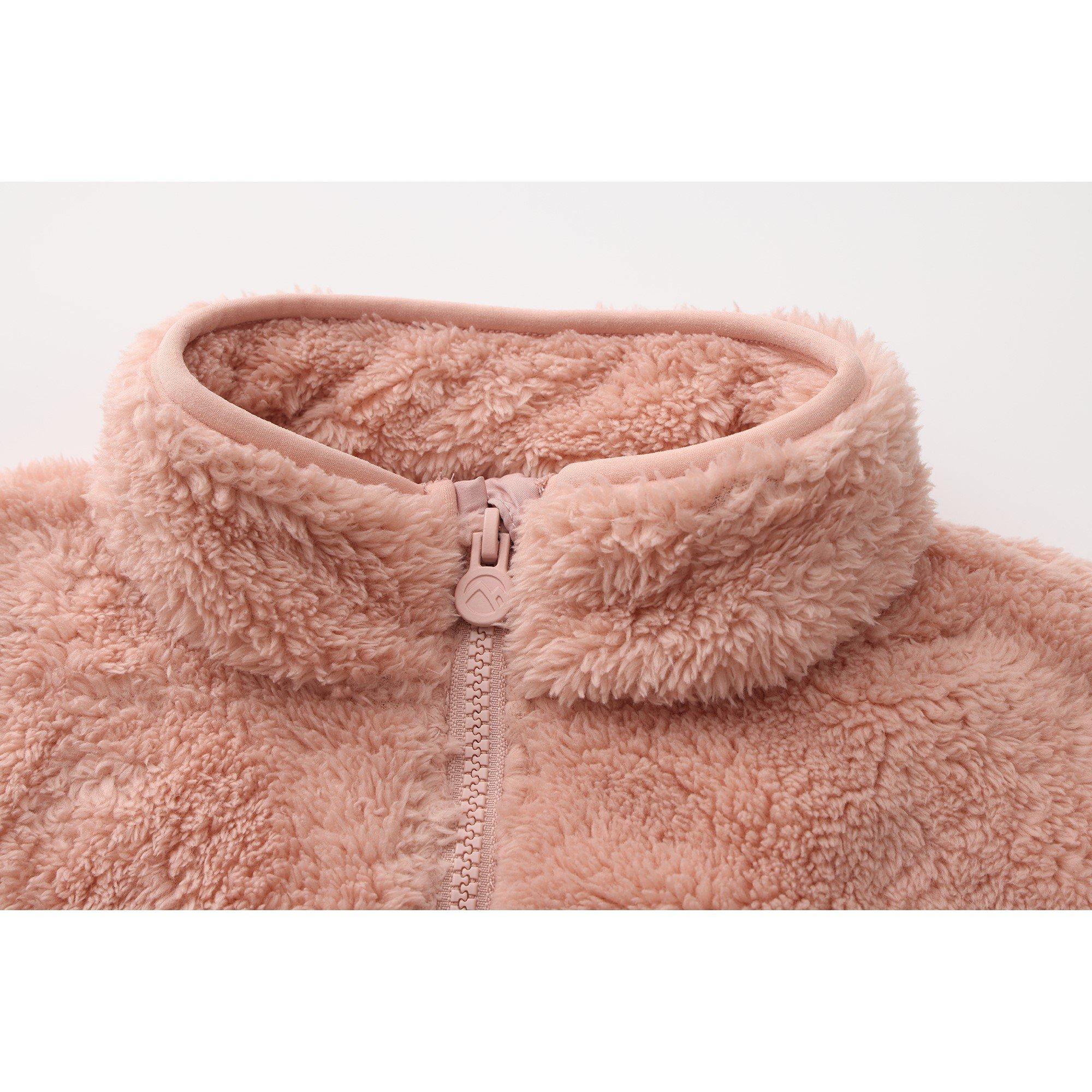 Pink - Gelert - Teddy Fleece Zip-Up Jacket Juniors - 3